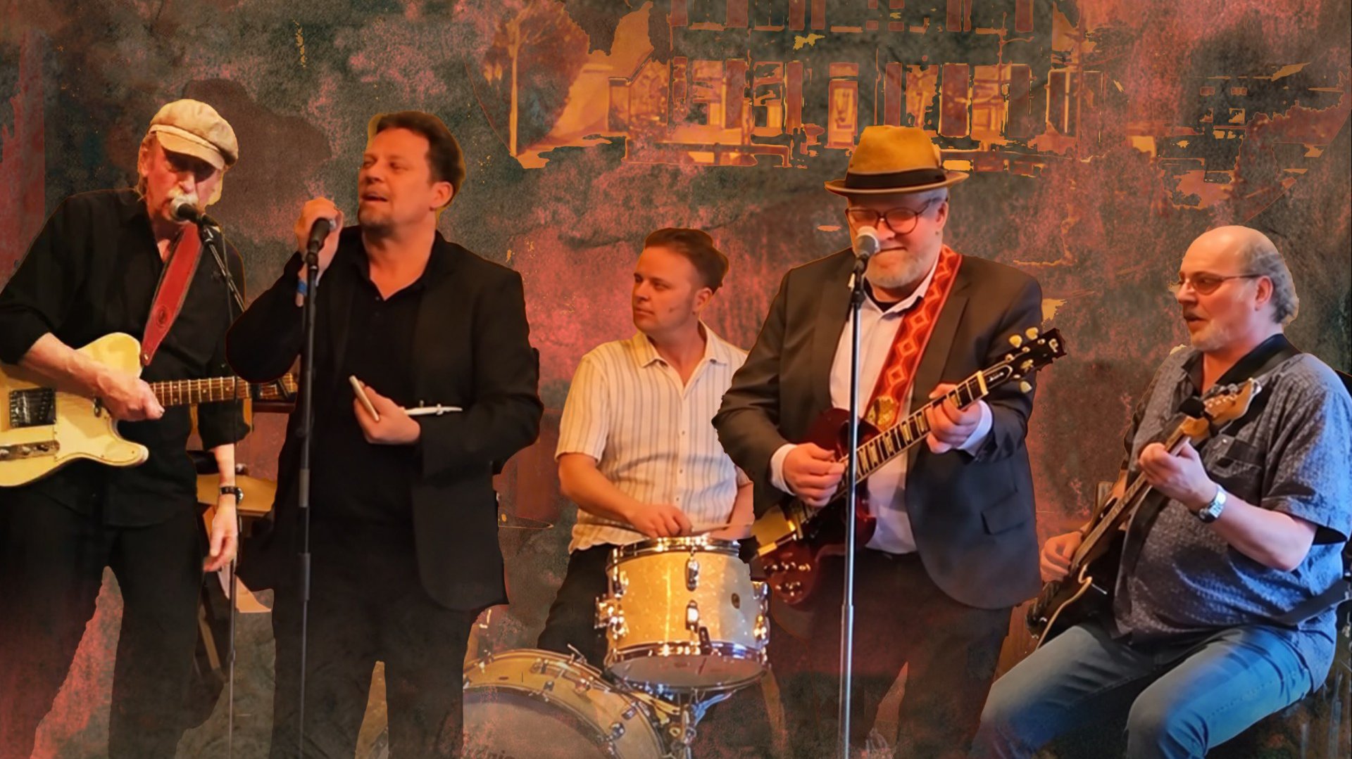 Concert van The Legendary Blues Band in Hieslum