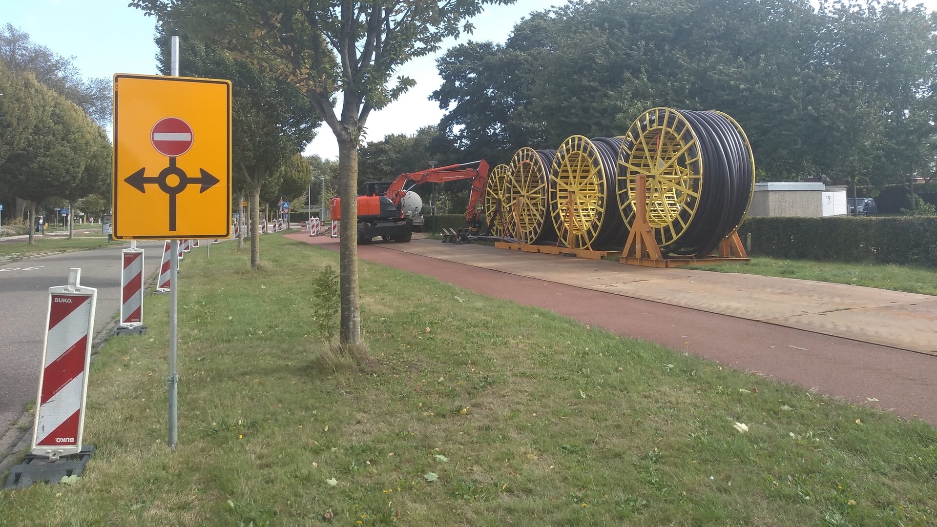 Singel Odijk deels afgesloten om elektriciteitsnetwerk te verzwaren