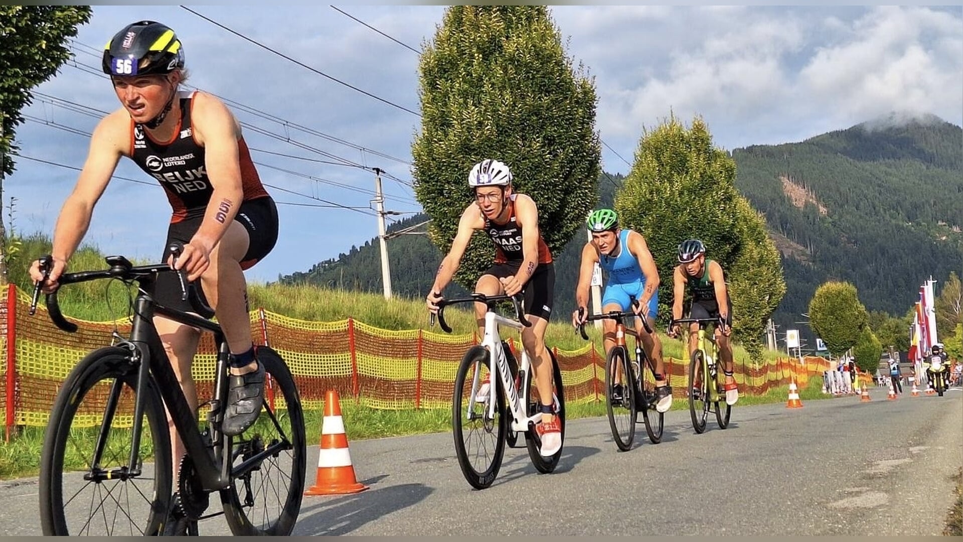 Lars Beijk uit Odijk neemt deel aan EK triatlon voor junioren in Oostenrijk