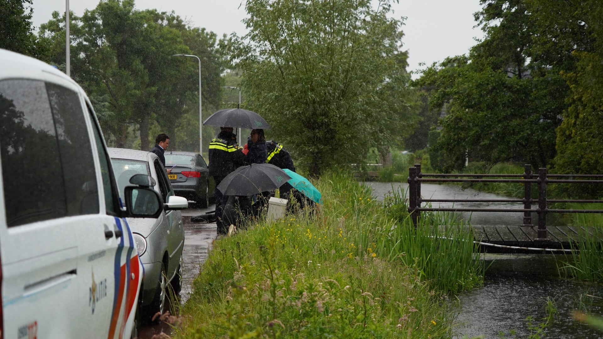 Botsing tussen auto en fatbike