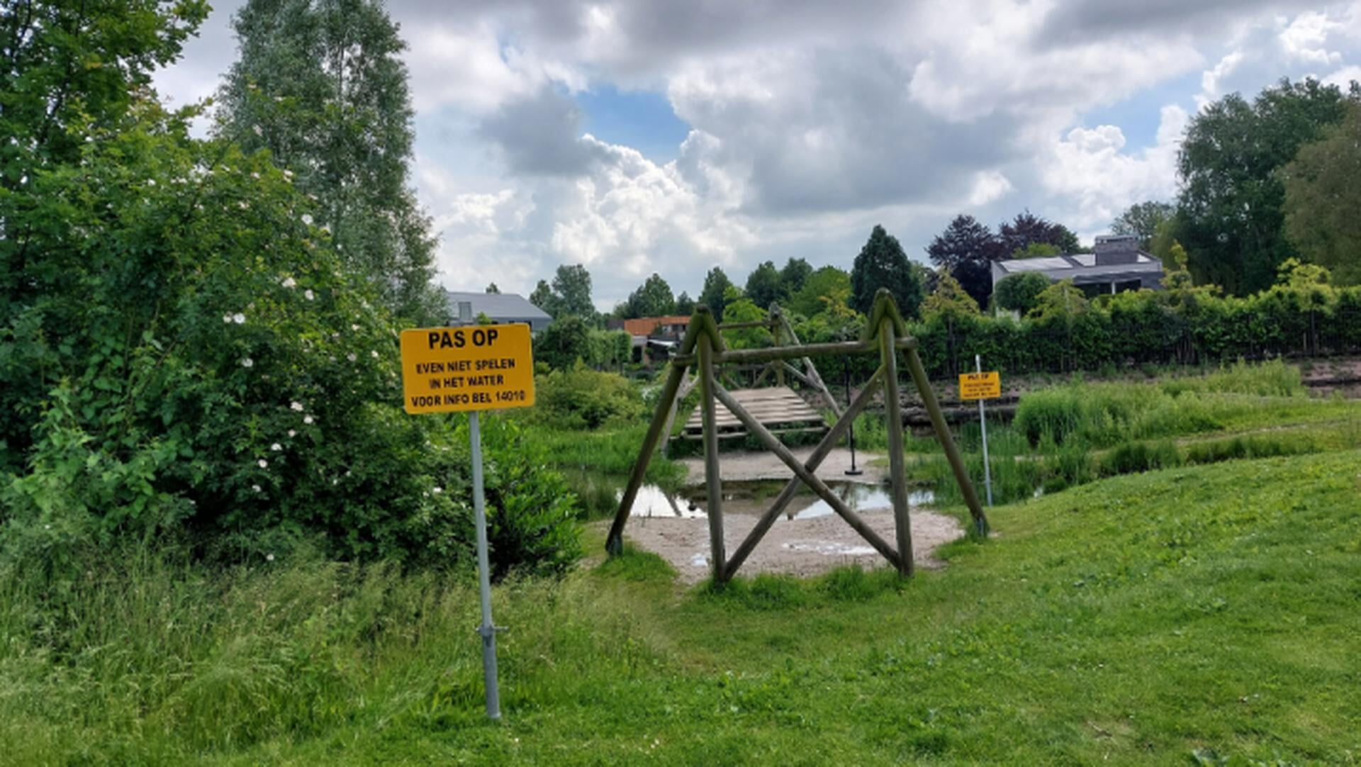 Waardes in water speelplek Bleiswijk weer veilig