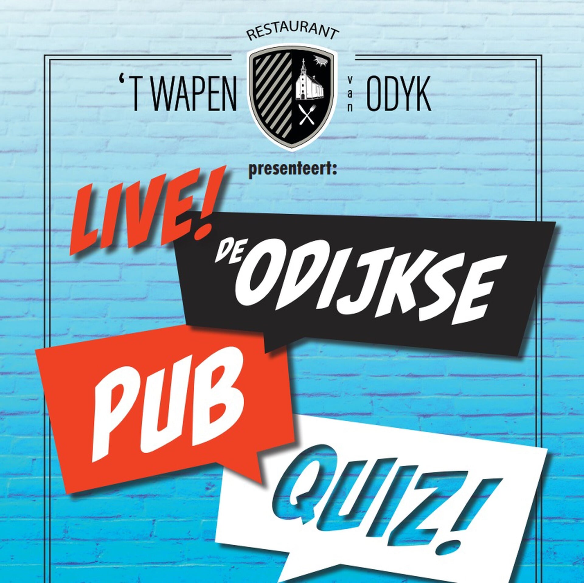 Vijfde editie van de Odijkse Pubquiz: jubileumfeest in ‘t Wapen