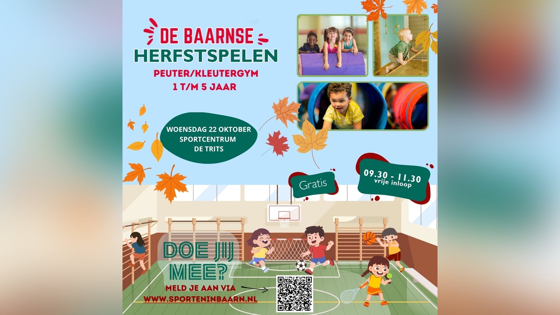 Baarn viert sportieve dag voor kinderen met speelparadijs en basketbalshow