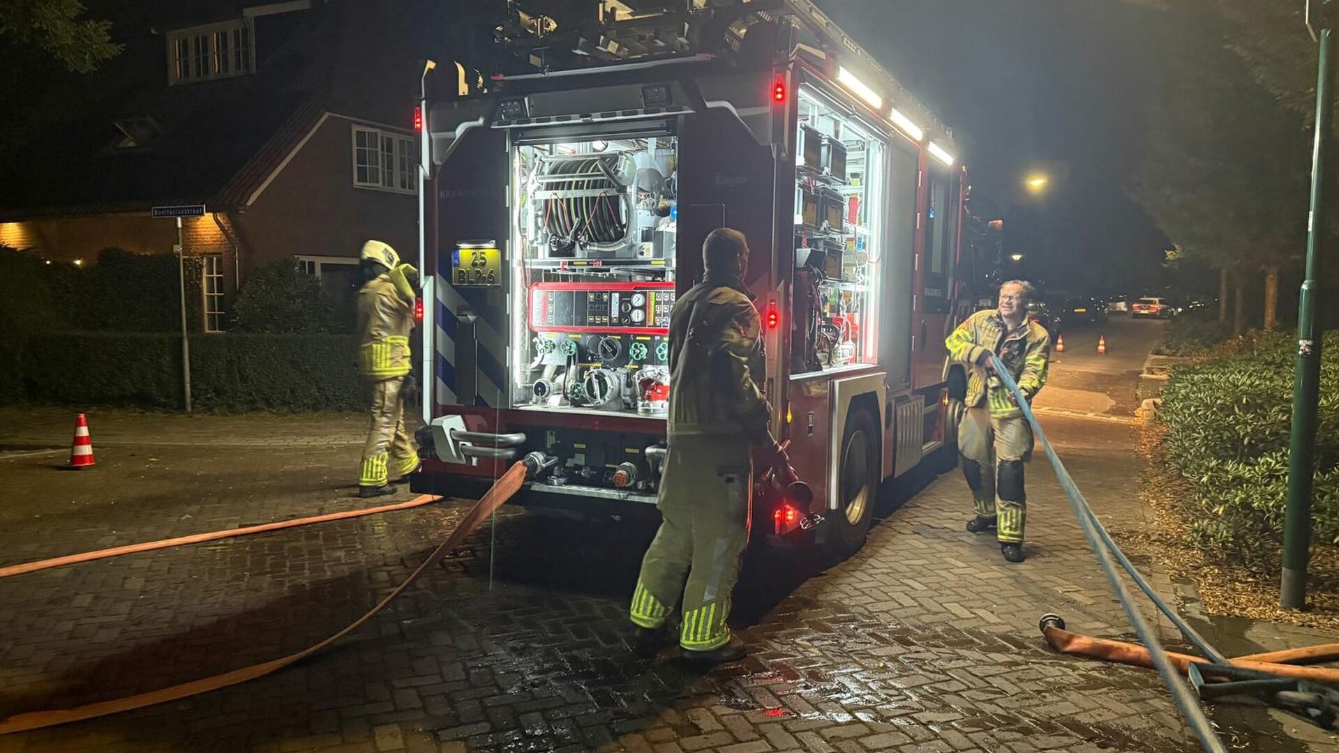 Binnenbrand in schuur Soest