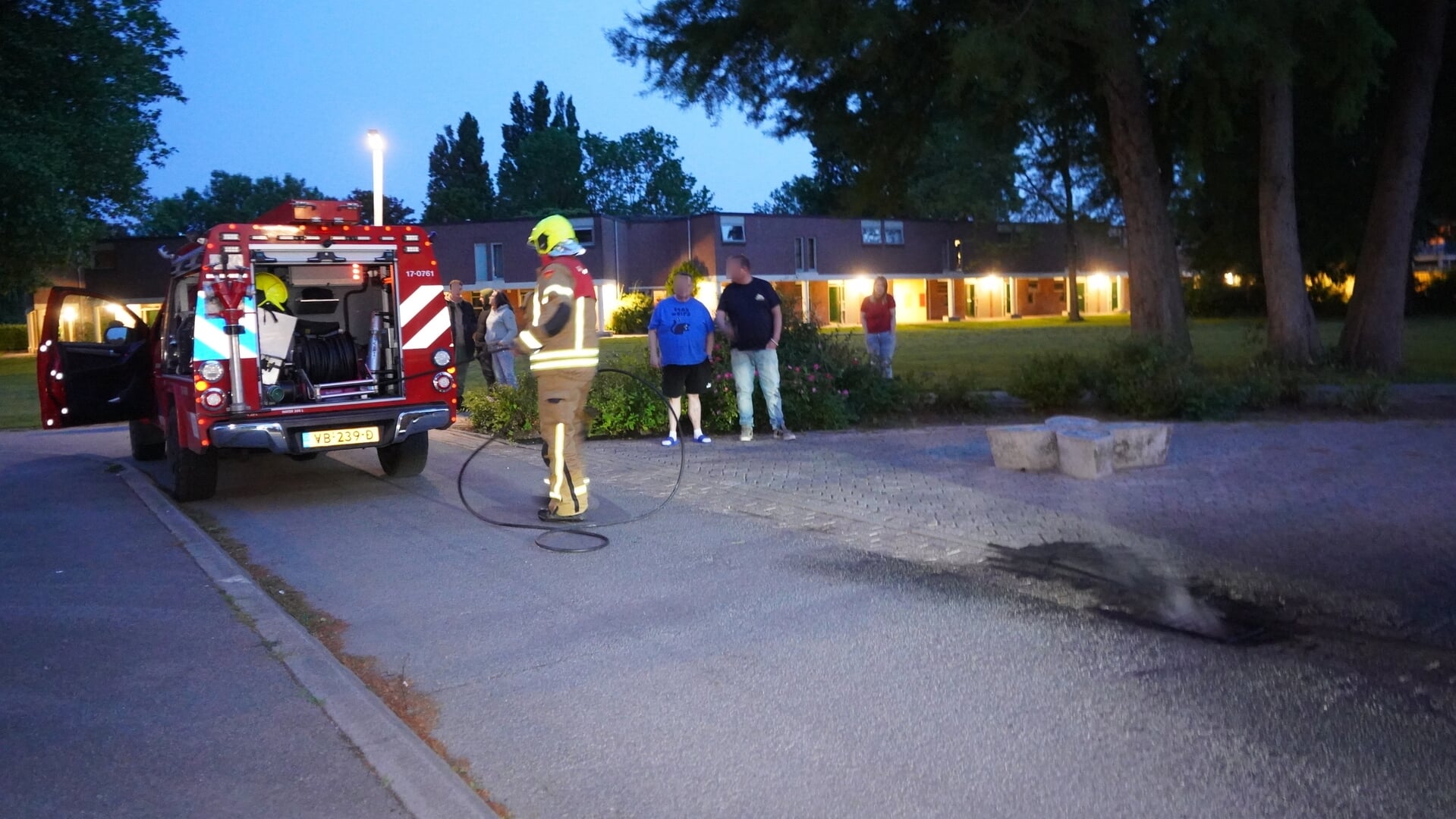 Felle brand in put na vuurwerkexplosie in Berkel en Rodenrijs