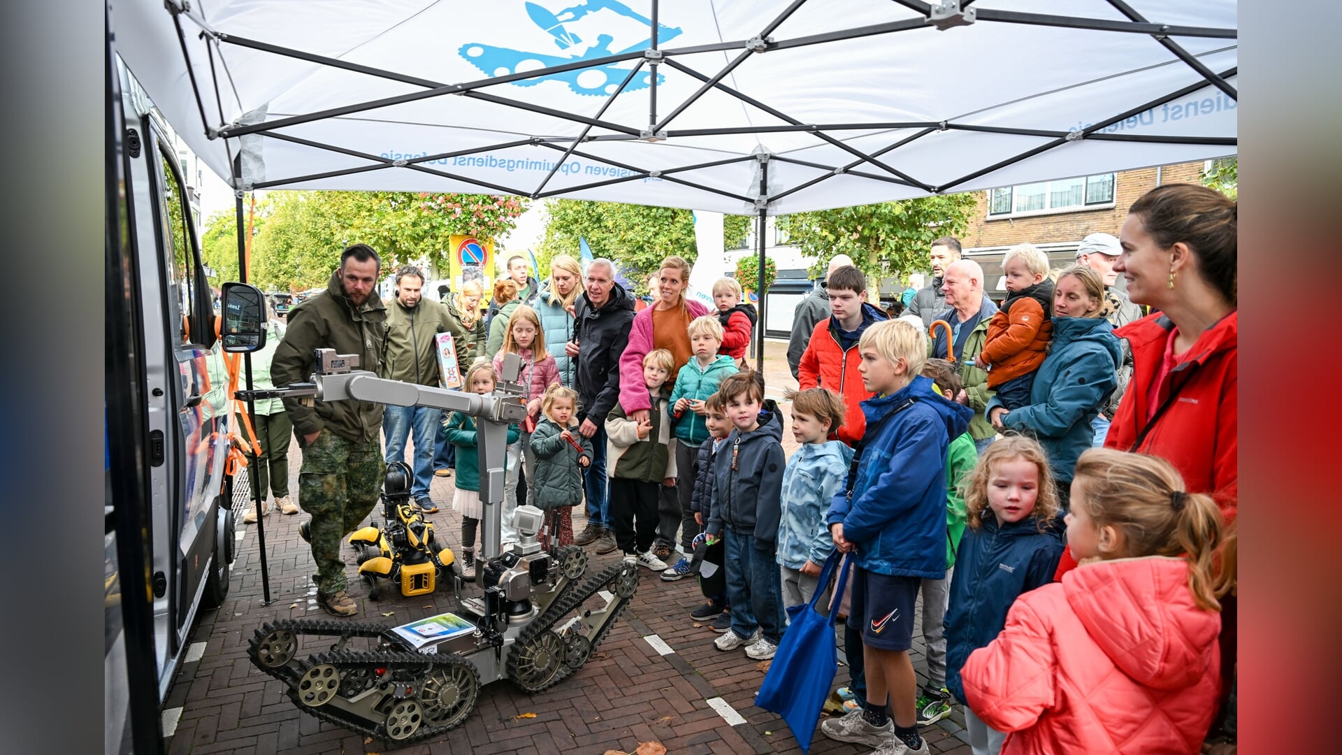 ‘Winkelen’ in Soestdijk bij hulpdiensten
