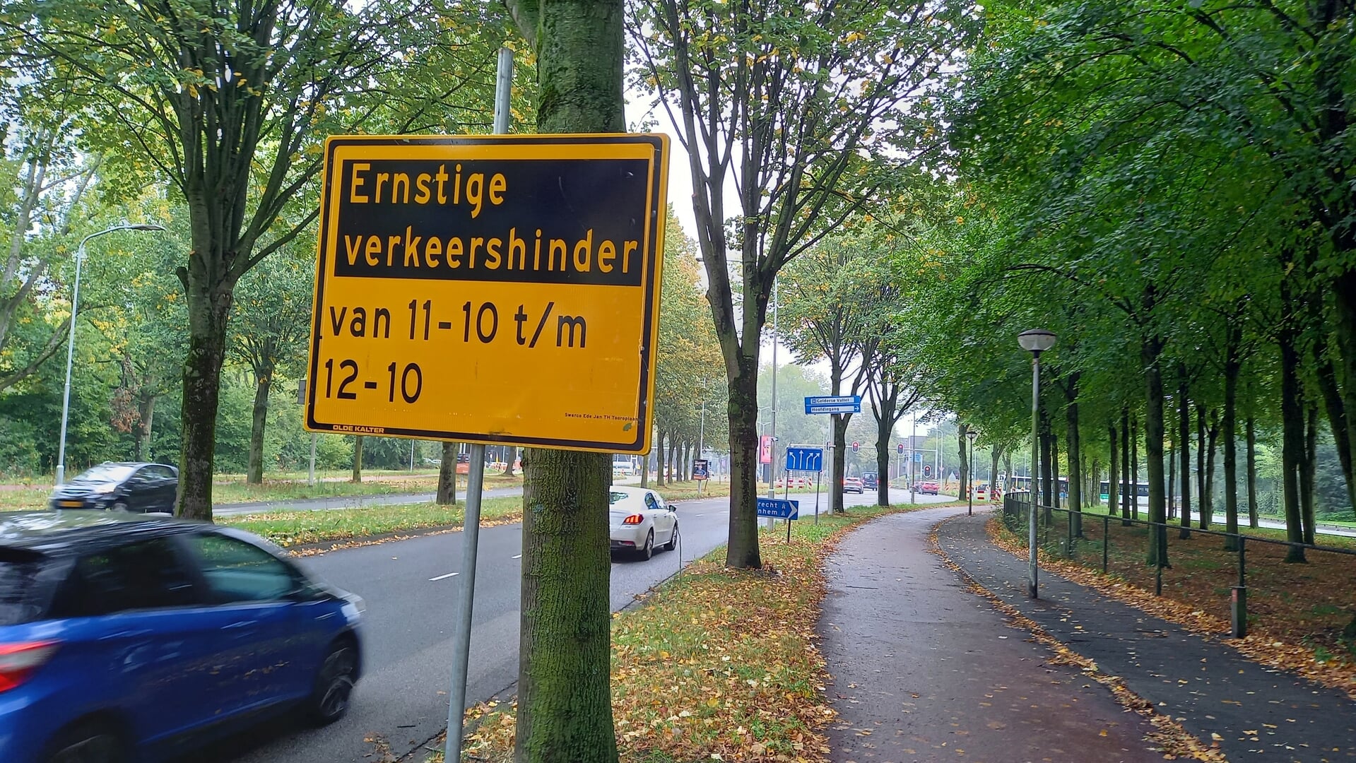 Dit weekend ‘ernstige verkeershinder’ verwacht bij druk Edes kruispunt