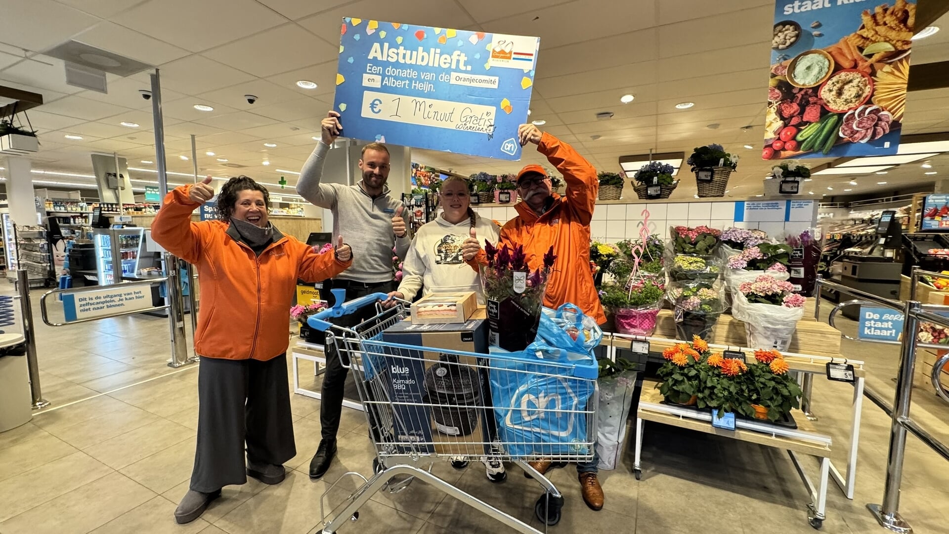 Minuut gratis winkelen bij AH Bleiswijk