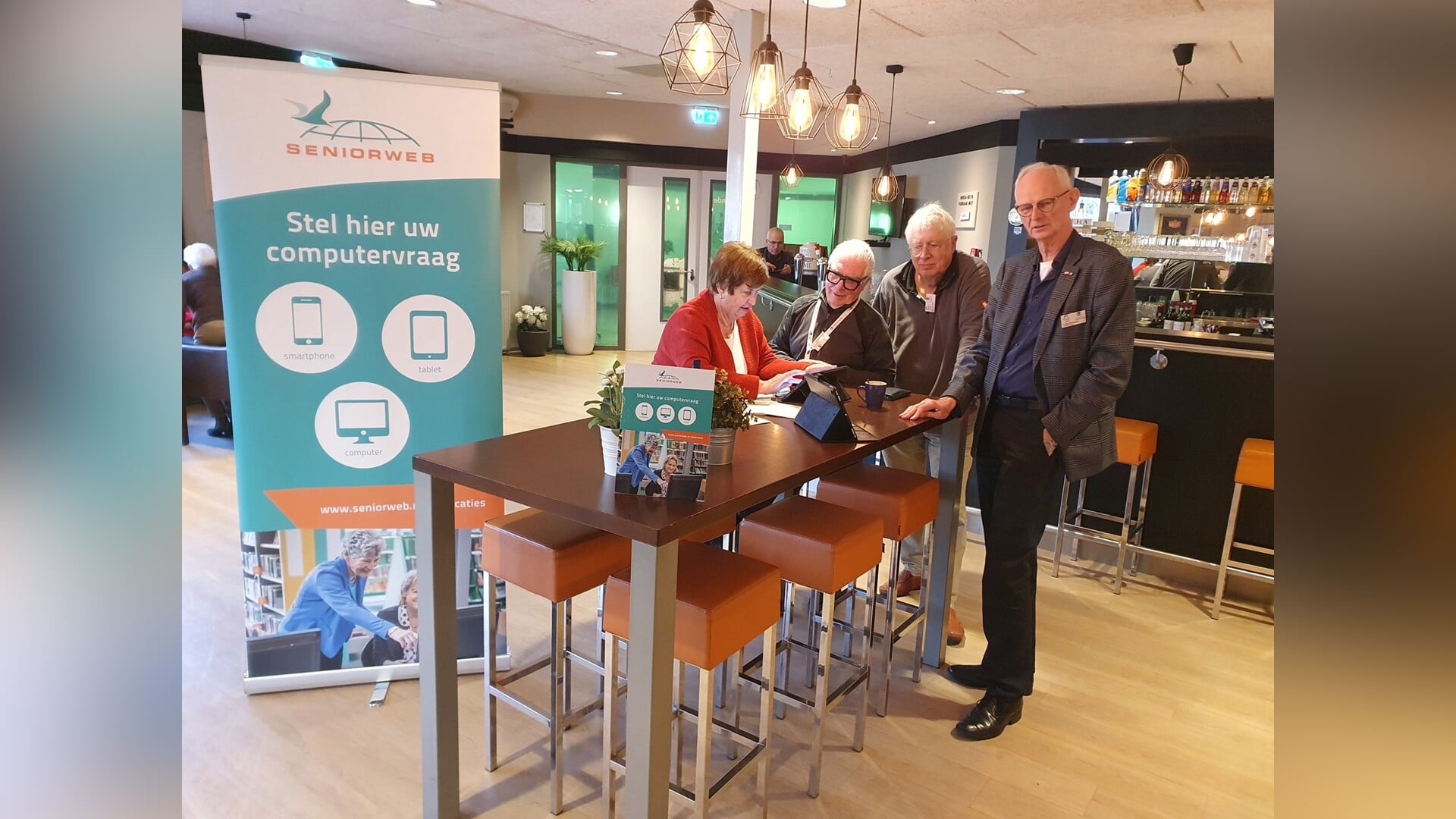 ING-bank bij Digi Café Odijk