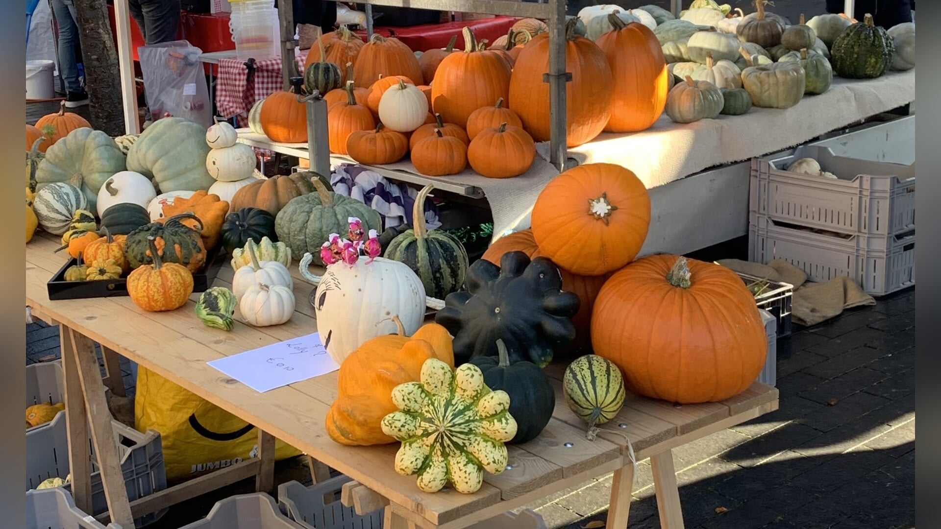 Herfstmarkt in het centrum op zaterdag 18 oktober