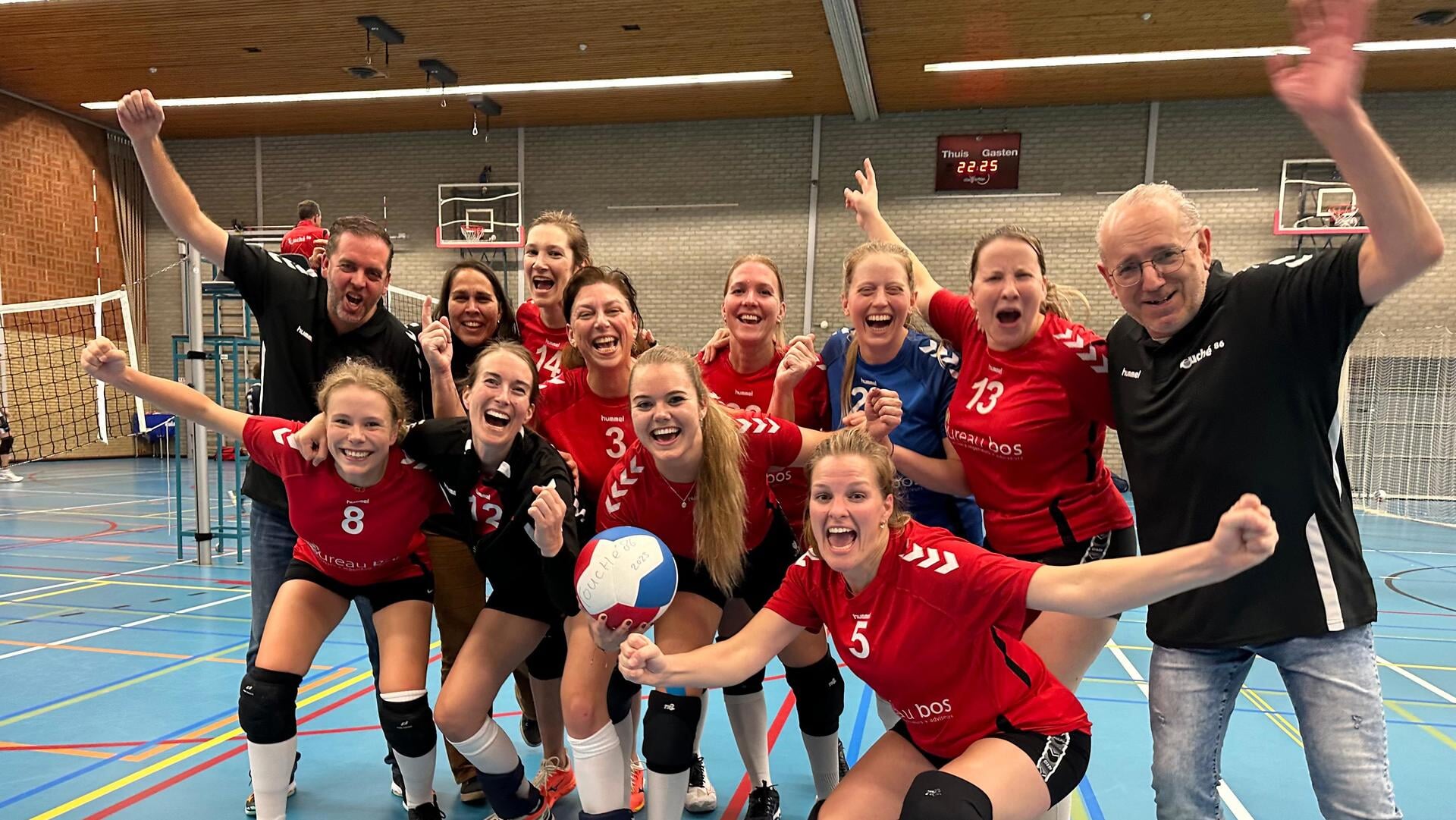 Volleybalsters Touché ‘86 zijn in vorm