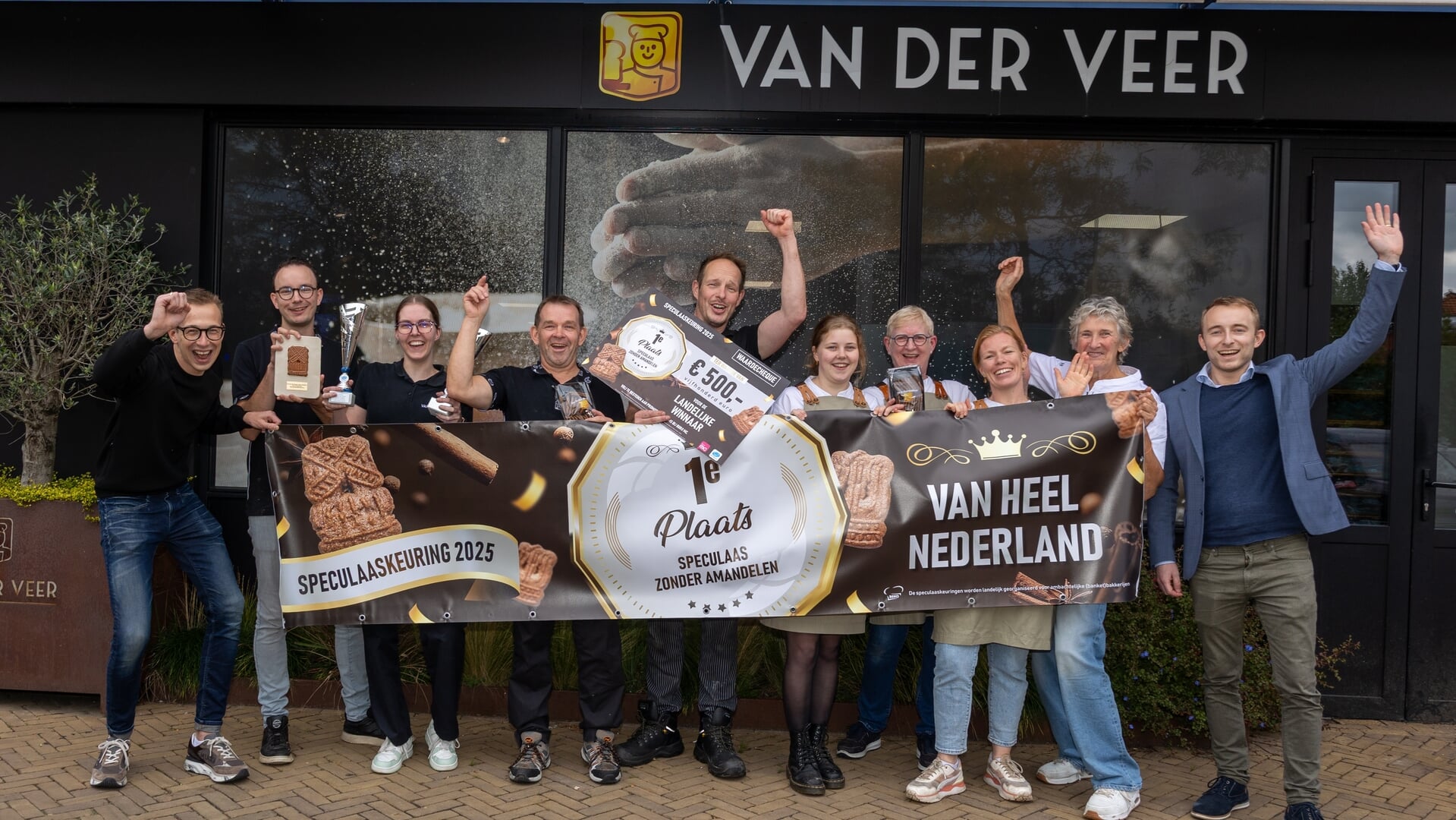 ‘Lekkerste speculaas van Nederland zonder amandelen’ bij Echte Bakker van der Veer in Barneveld
