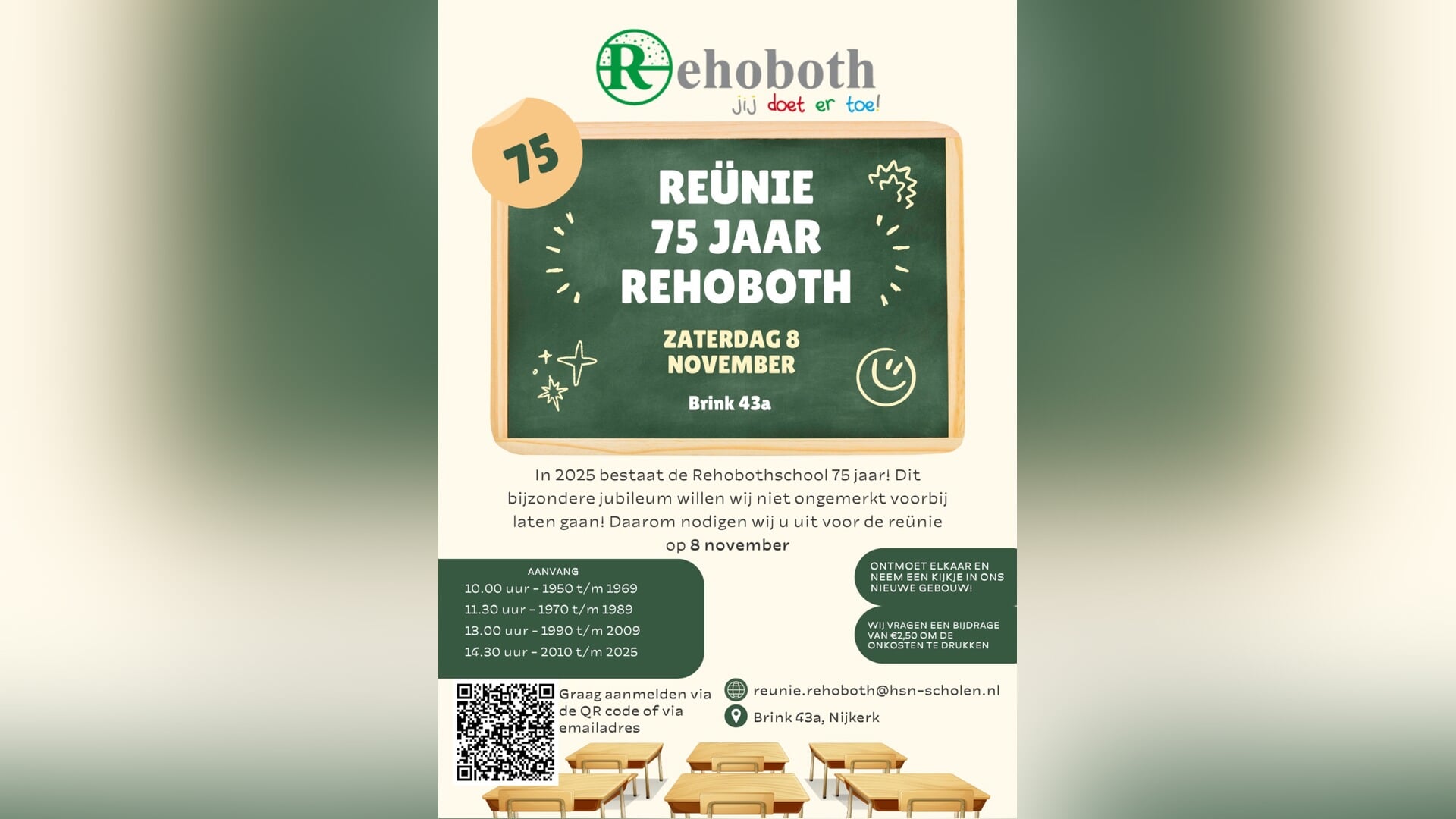 Rehobothschool 75 jaar- reunie