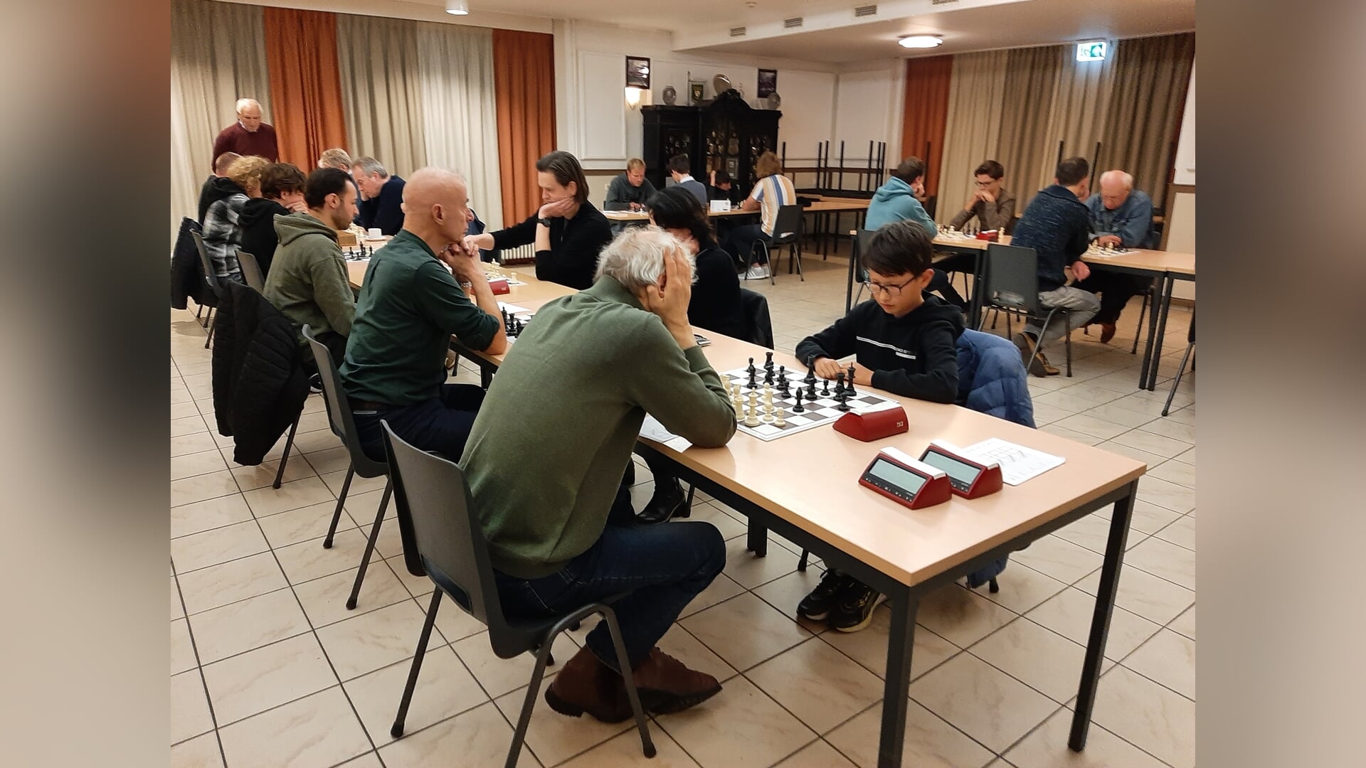 Schaaktoernooi in Het Gildehuis