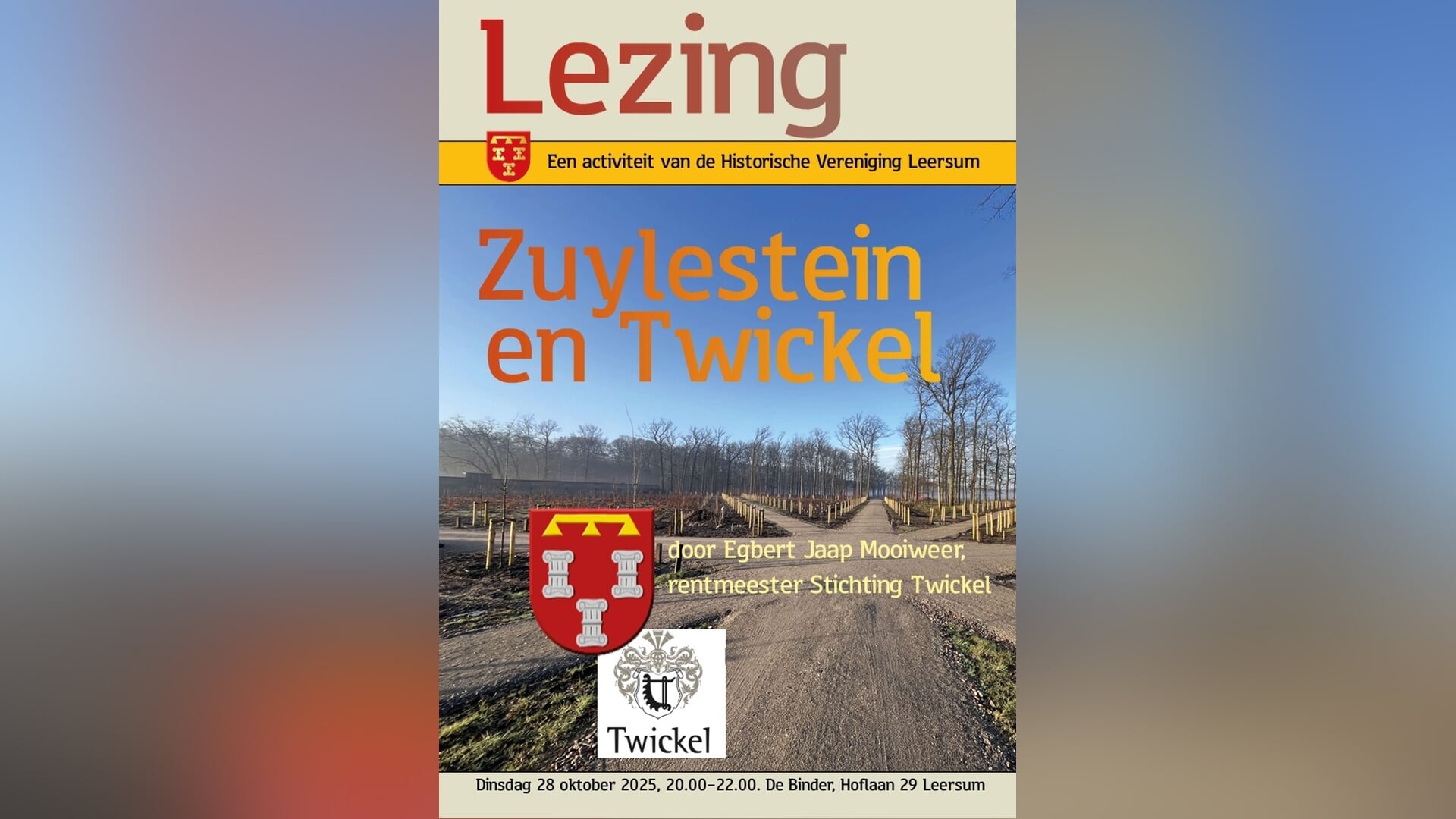 Lezing over Zuylestein en Twickel