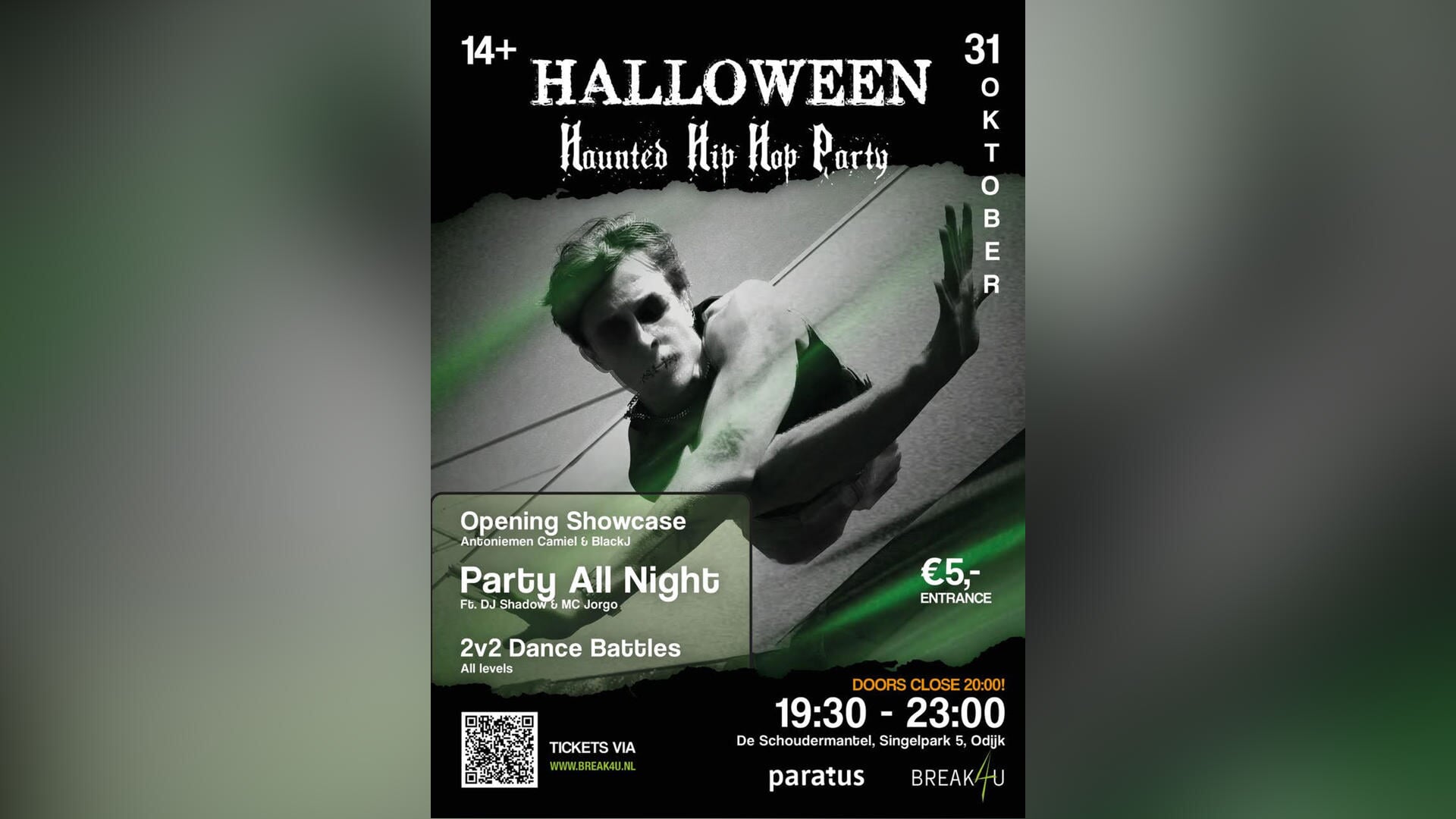 Haunted HipHop Party, de Halloween party die je niet wilt missen