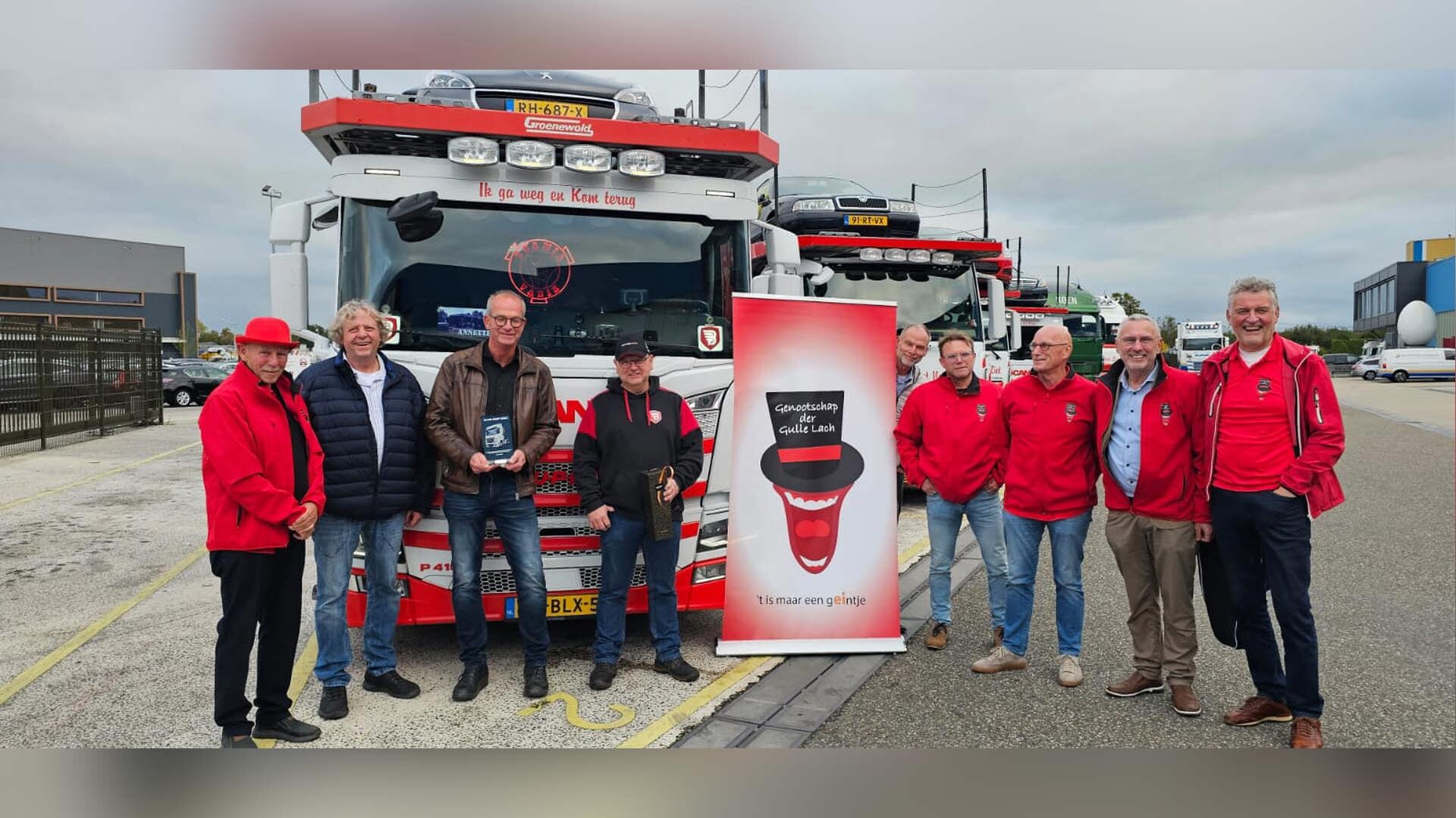 Humor op wielen: Gulle Lach Trofee voor vrachtwagenbedrijf