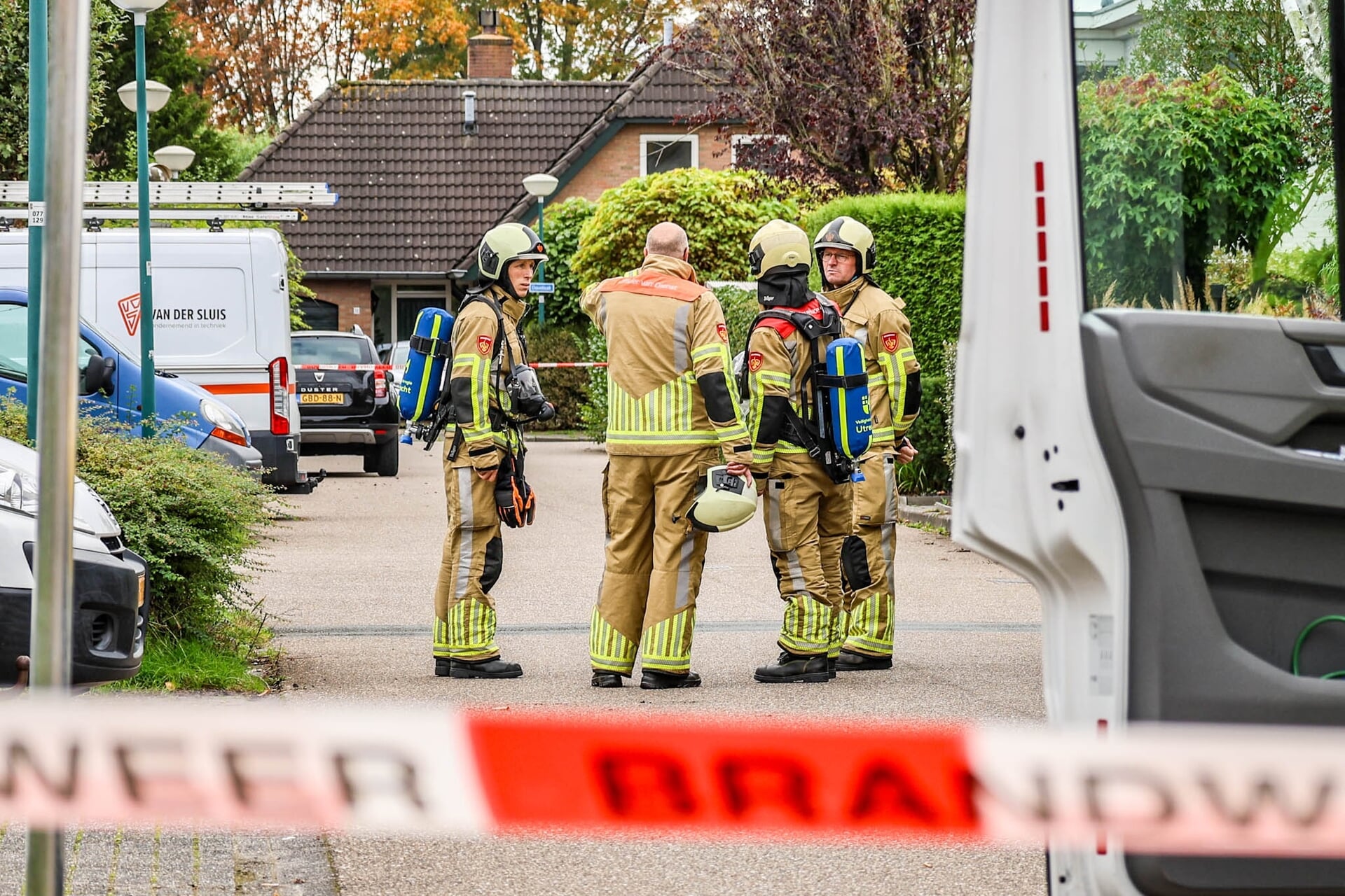 Gaslekkage met explosiegevaar in woning aan de Sluithek in Leusden