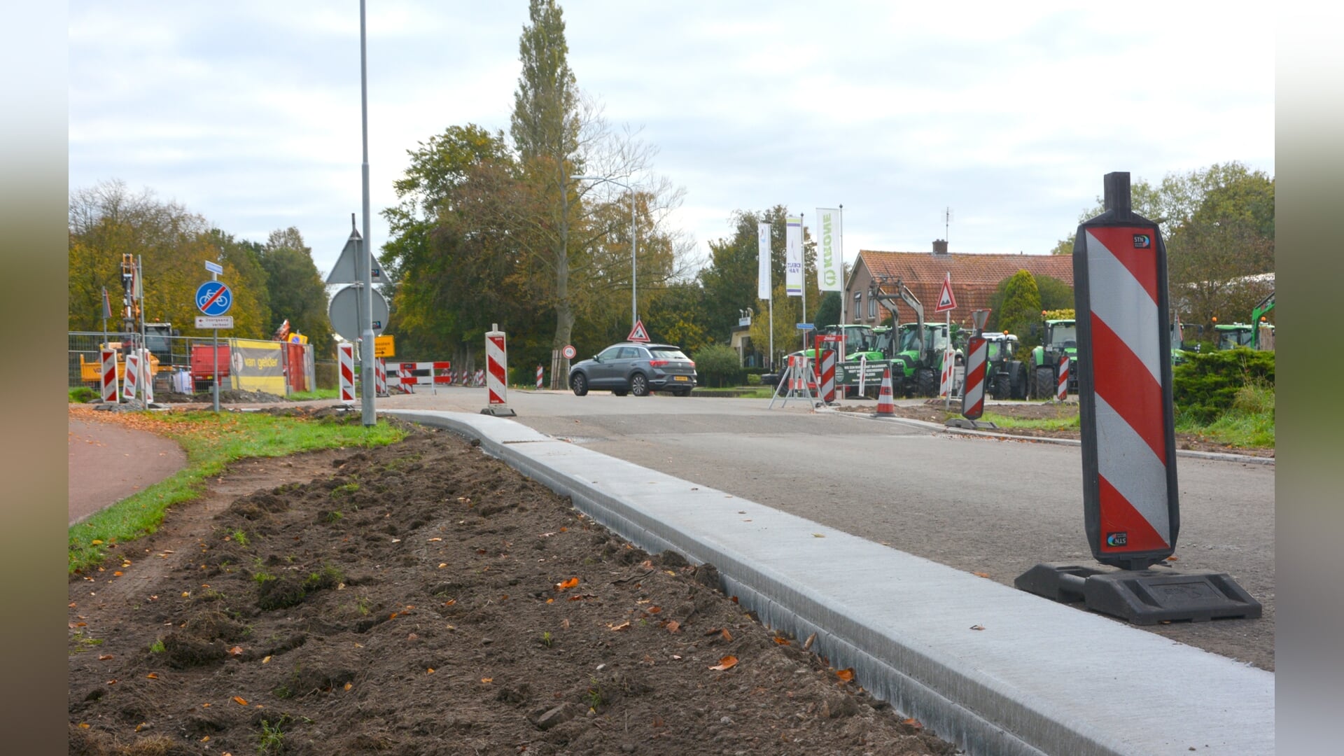 Wegwerkzaamheden populaire weg tussen Barneveld en Achterveld in laatste fase