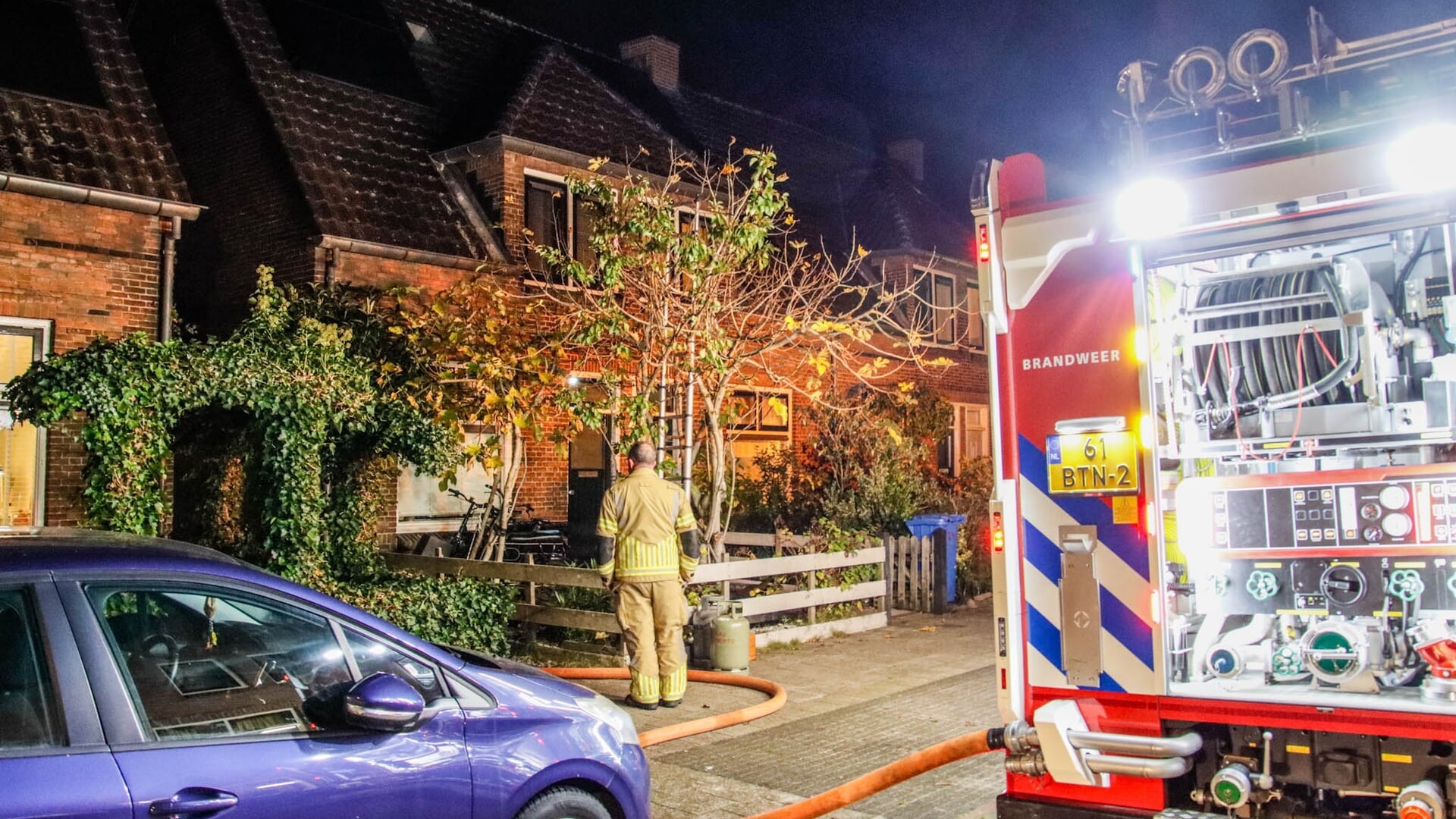 Brand in schuur in Amersfoort