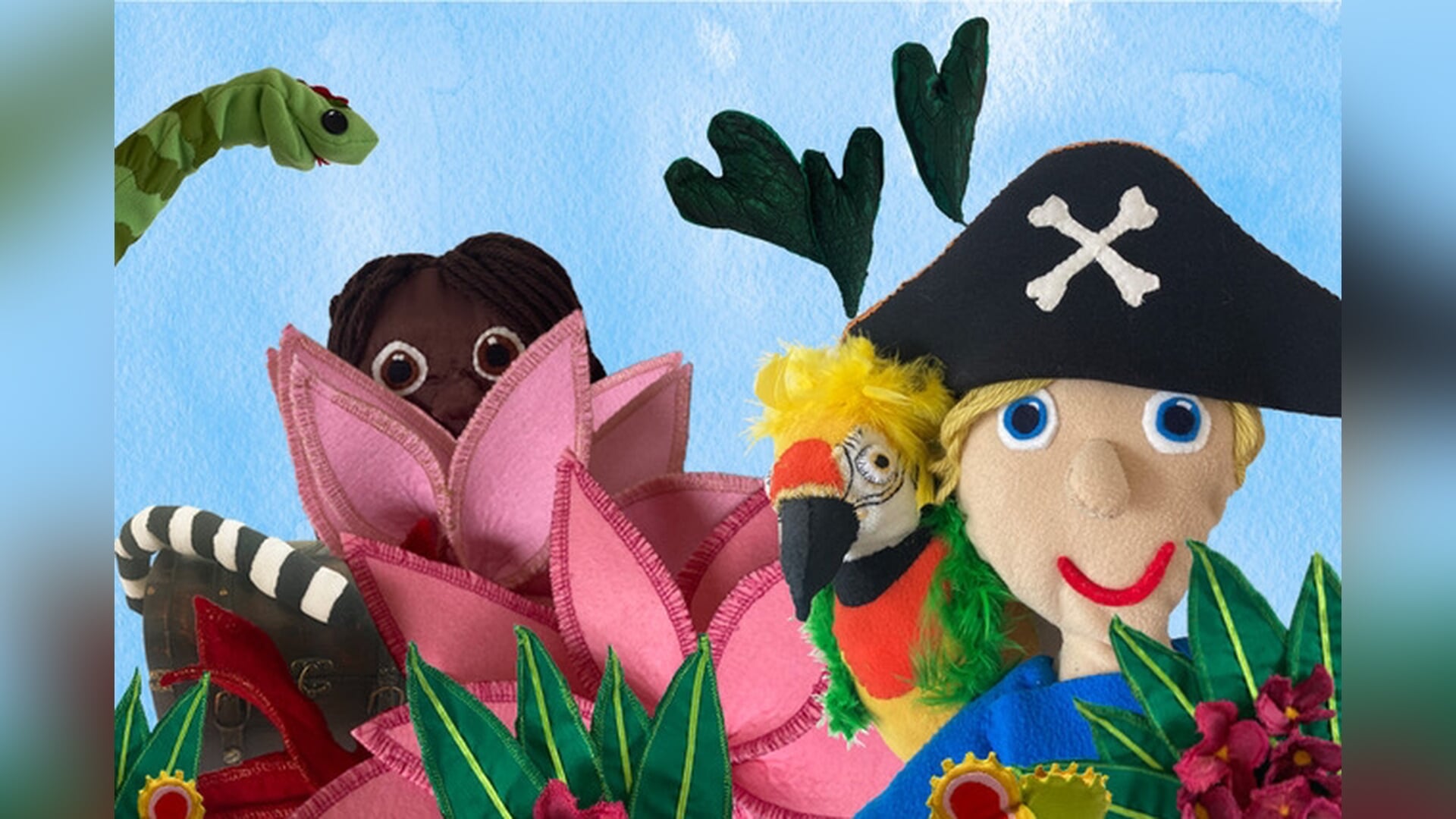 een vrolijke ,avontuurlijke poppenvoorstelling zaterdag 8 november.