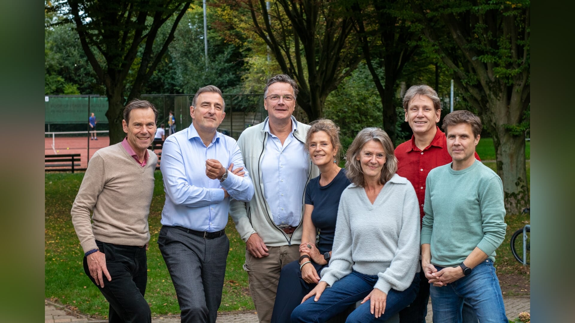 Nieuw bestuur Tennisvereniging Griffensteyn Zeist enthousiast van start