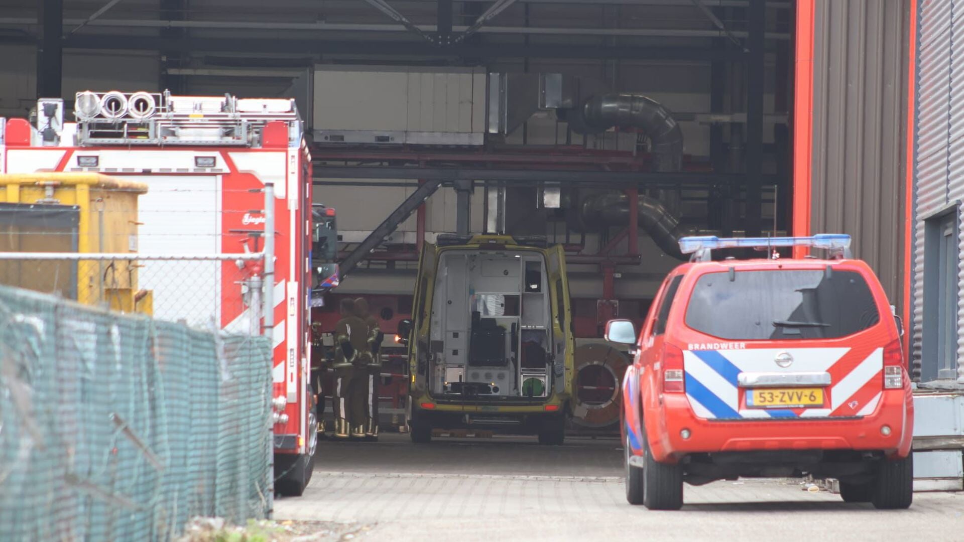 Werknemer gewond bij bedrijfsongeval in Veenendaal