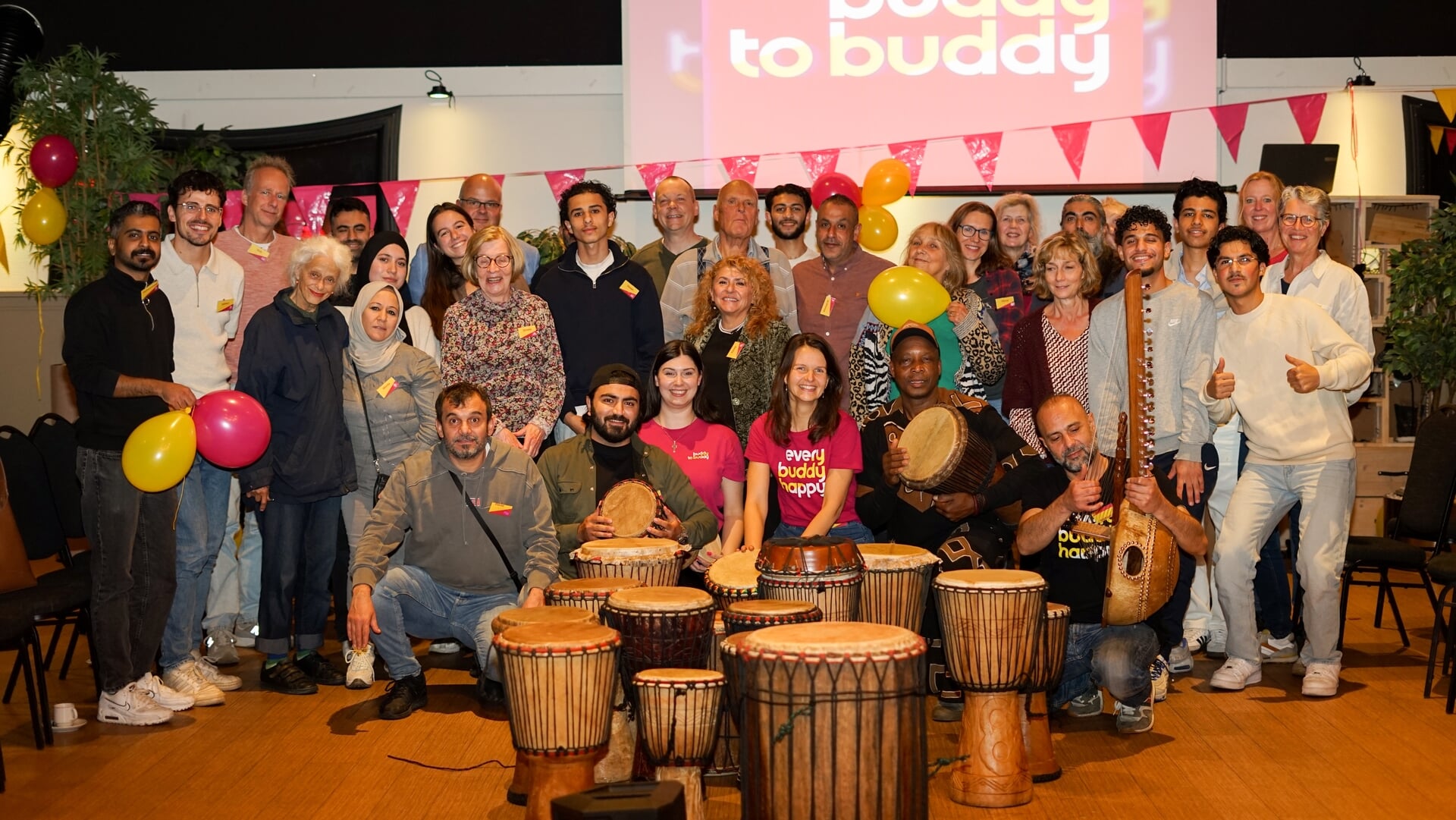 Nieuwe buddy’s vieren feest in de Korf