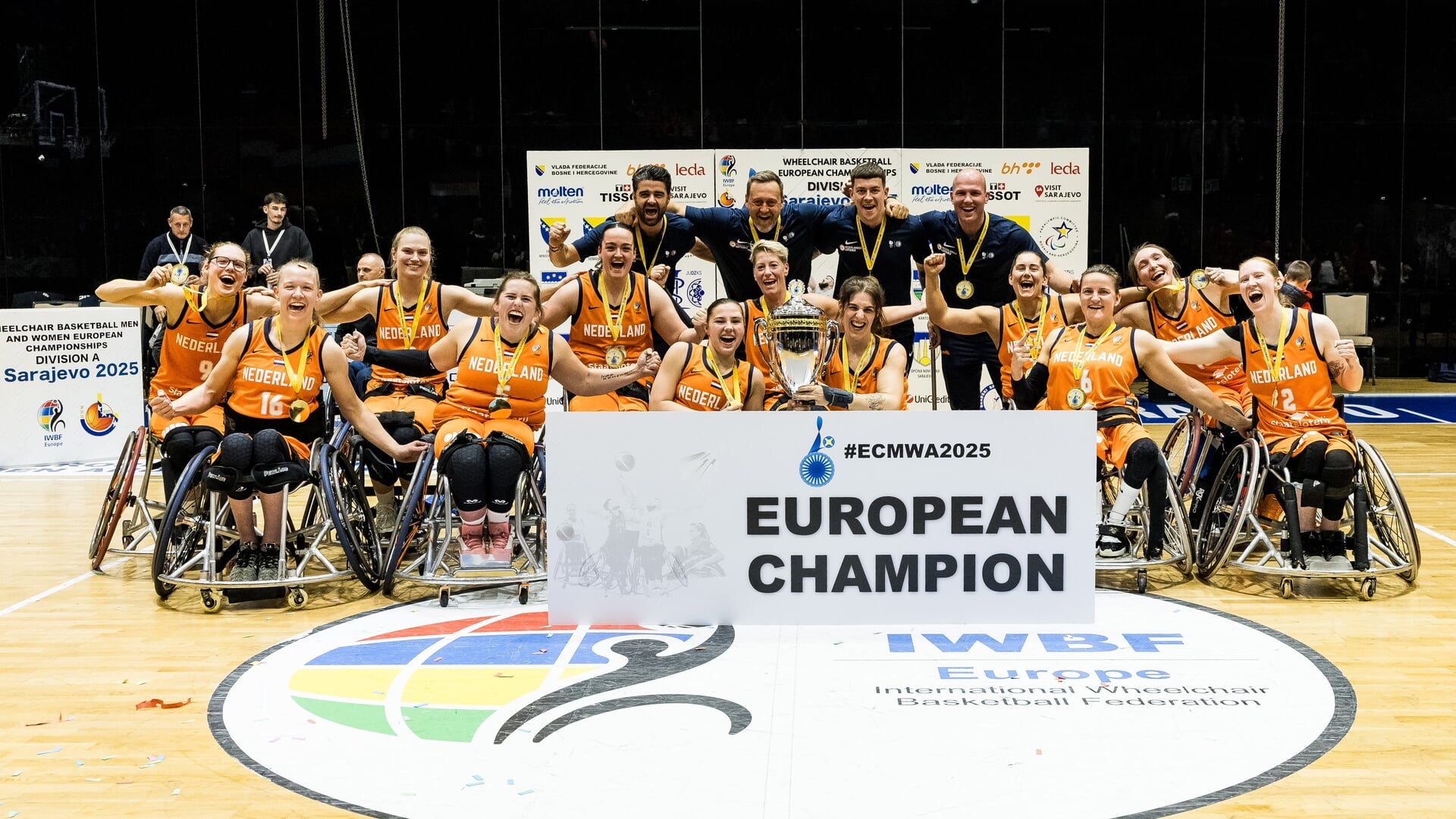 DeVeDo-spelers Cher Korver en Xena Wimmenhoeve zijn Europees kampioen
