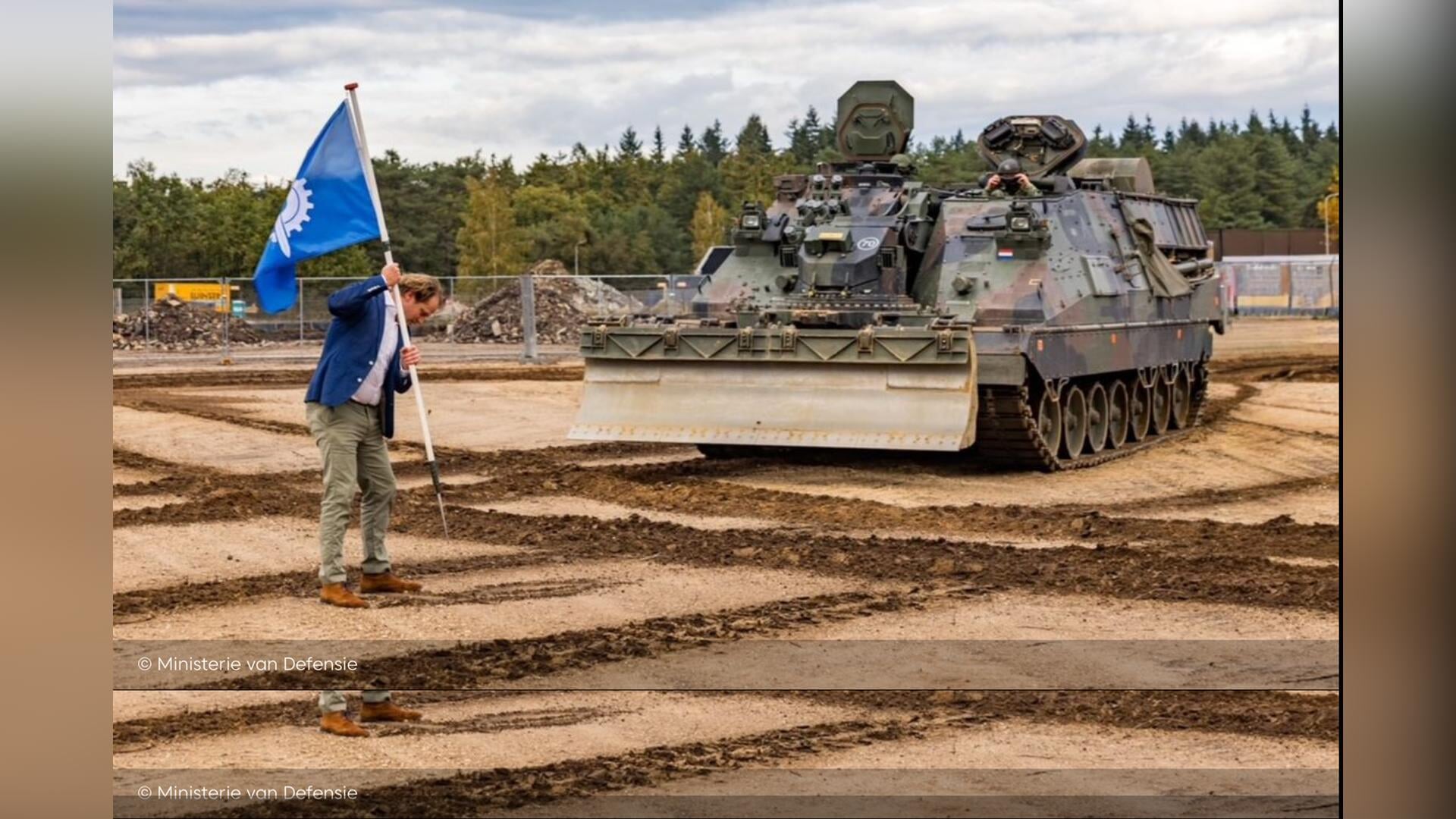 Start bouw centrum Defensie op Leusderheide: ‘Onmisbare schakel’ voor onderhoud en innovatie