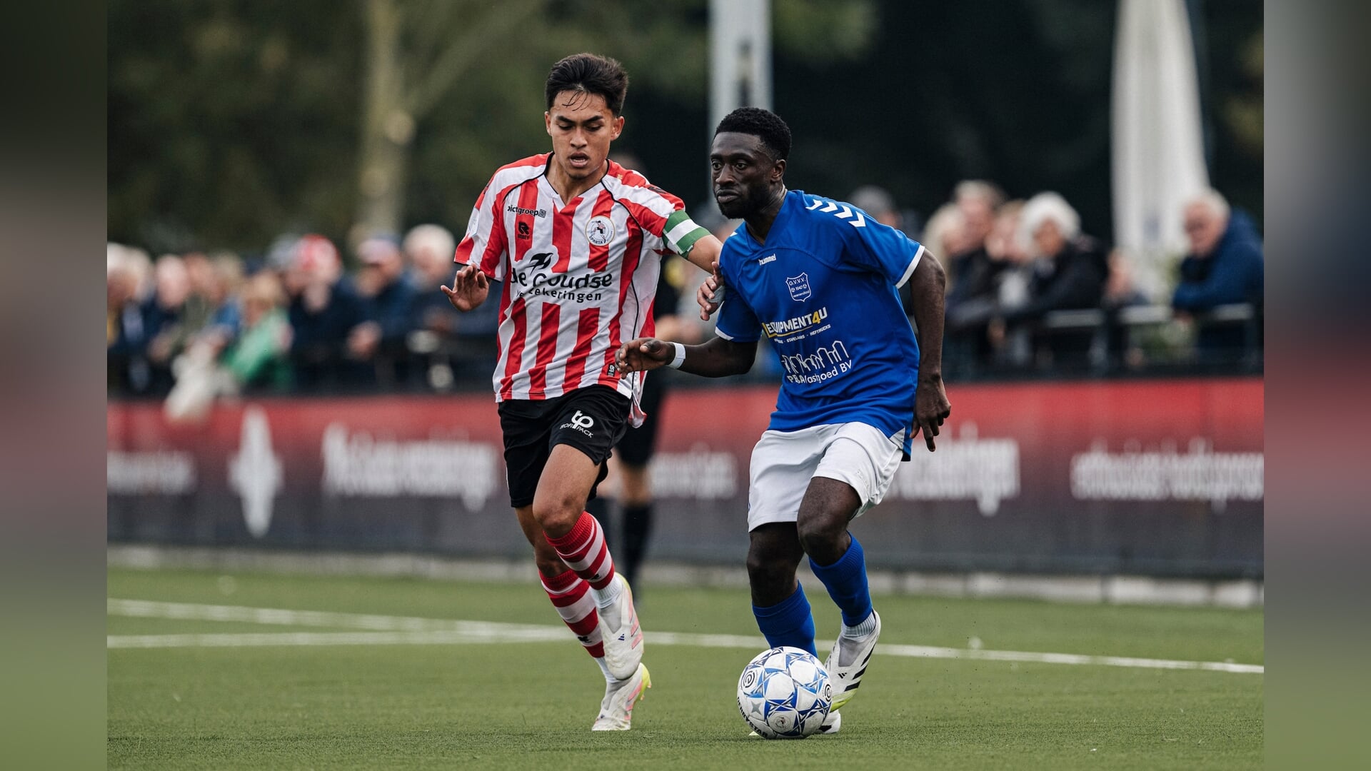 Samuel Brobbey vindt het plezier terug bij GVVV: ‘Deze Brobbey staat niet in de spits’