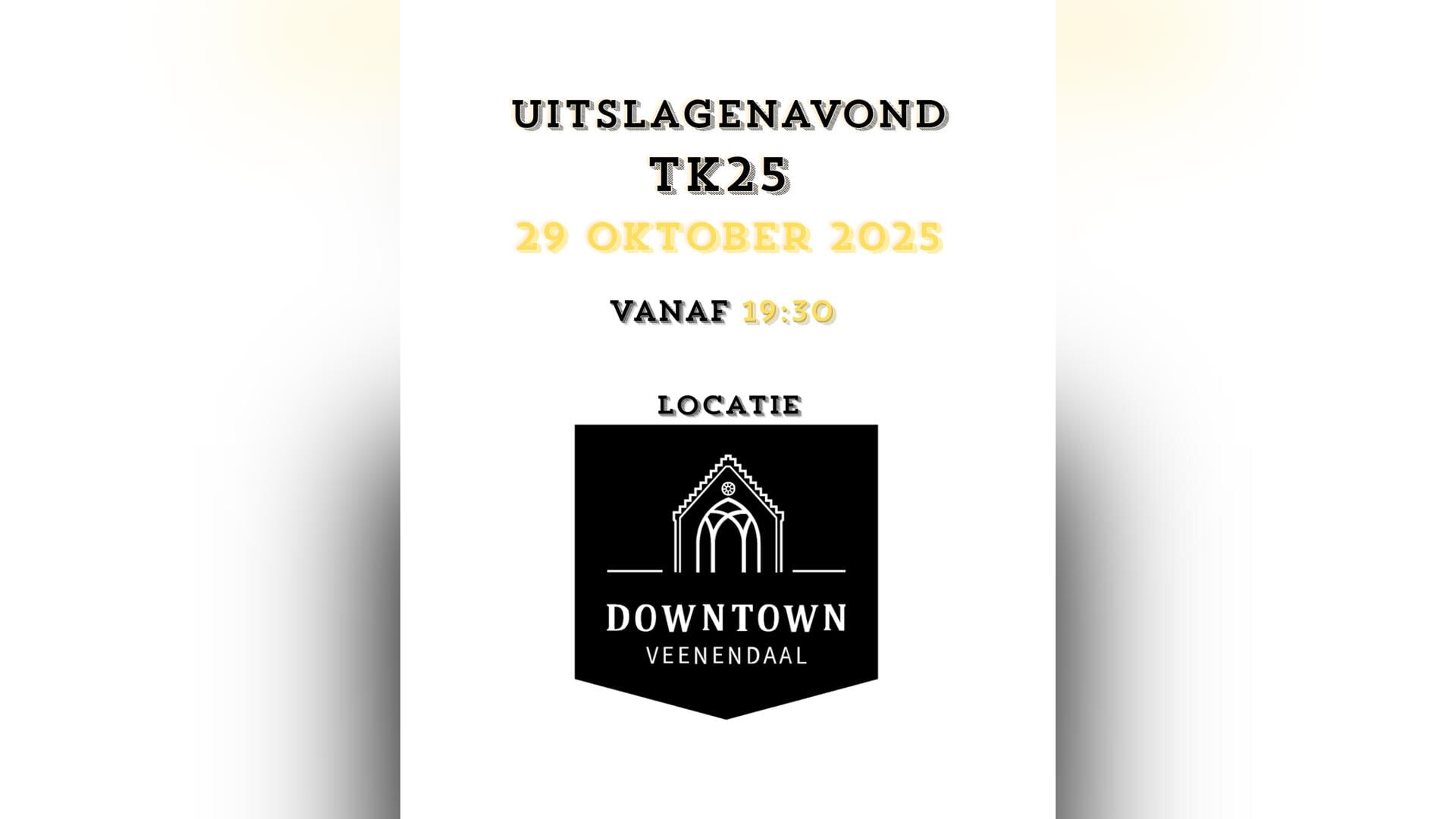 Beleef samen de spanning tijdens de uitslagenavond!