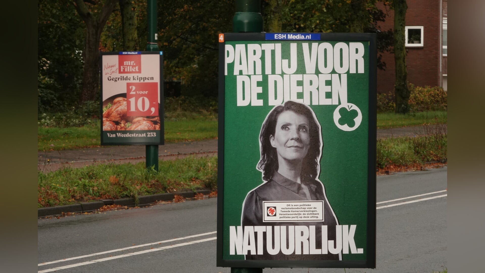 Campagne en reclame ‘botsen’ op Dalweg in Soest