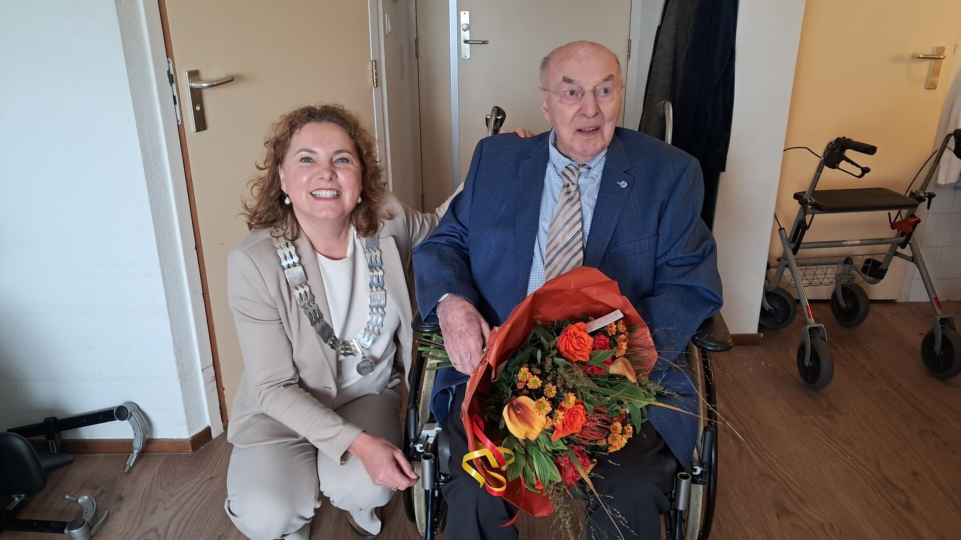 Honderdjarige meneer van Drongelen: ‘Wijk bij Duurstede is leuk’