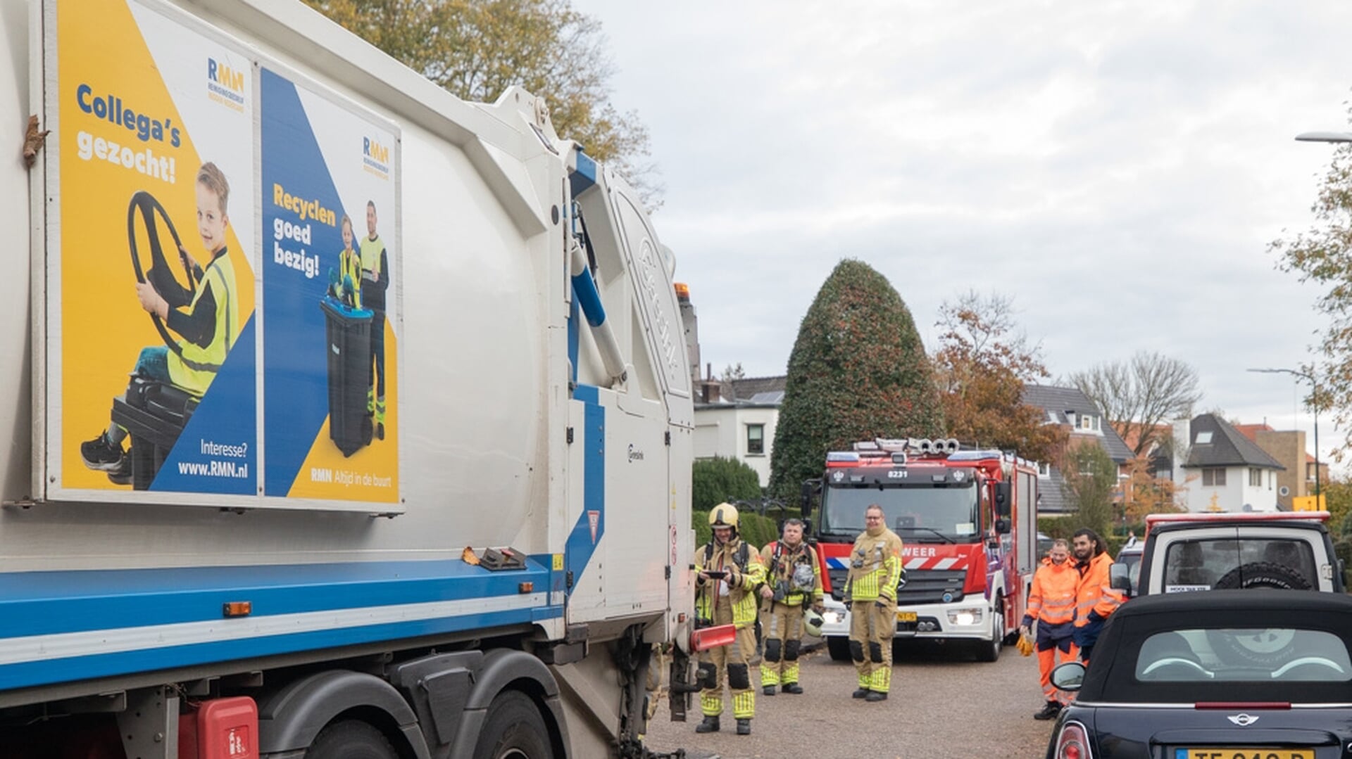 Truckbrand in Baarn blijkt gedumpte en lekkende heliumtank