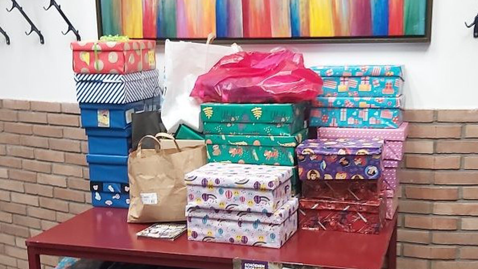 Actie Schoenendoos bij Protestantse gemeente in Slidrecht