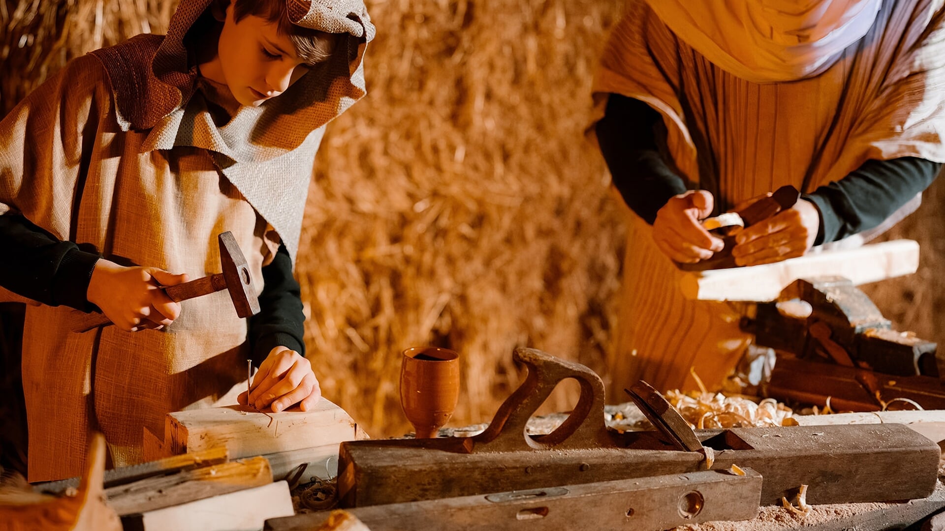 Kerstwandeltheater in Giessen-Oudekerk