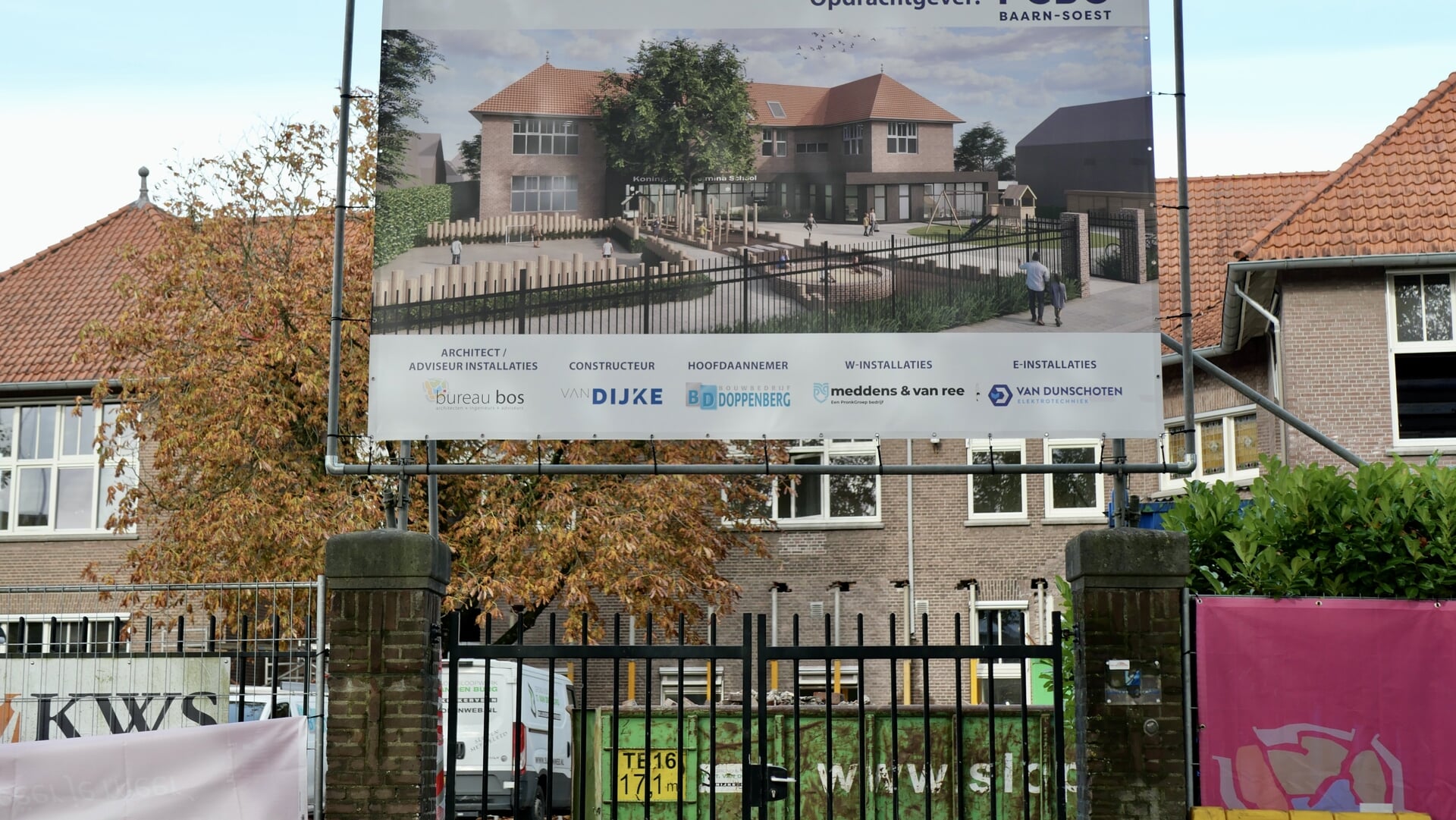 Vernieuwbouw KWS is in volle gang: Leerlingen maken tijdelijk plaats voor bouwvakkers