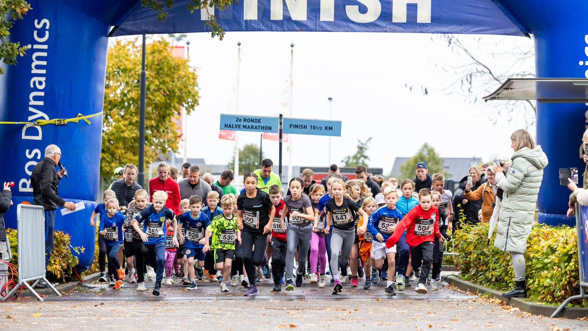 Veel deelnemers aan Dorps Run Renswoude