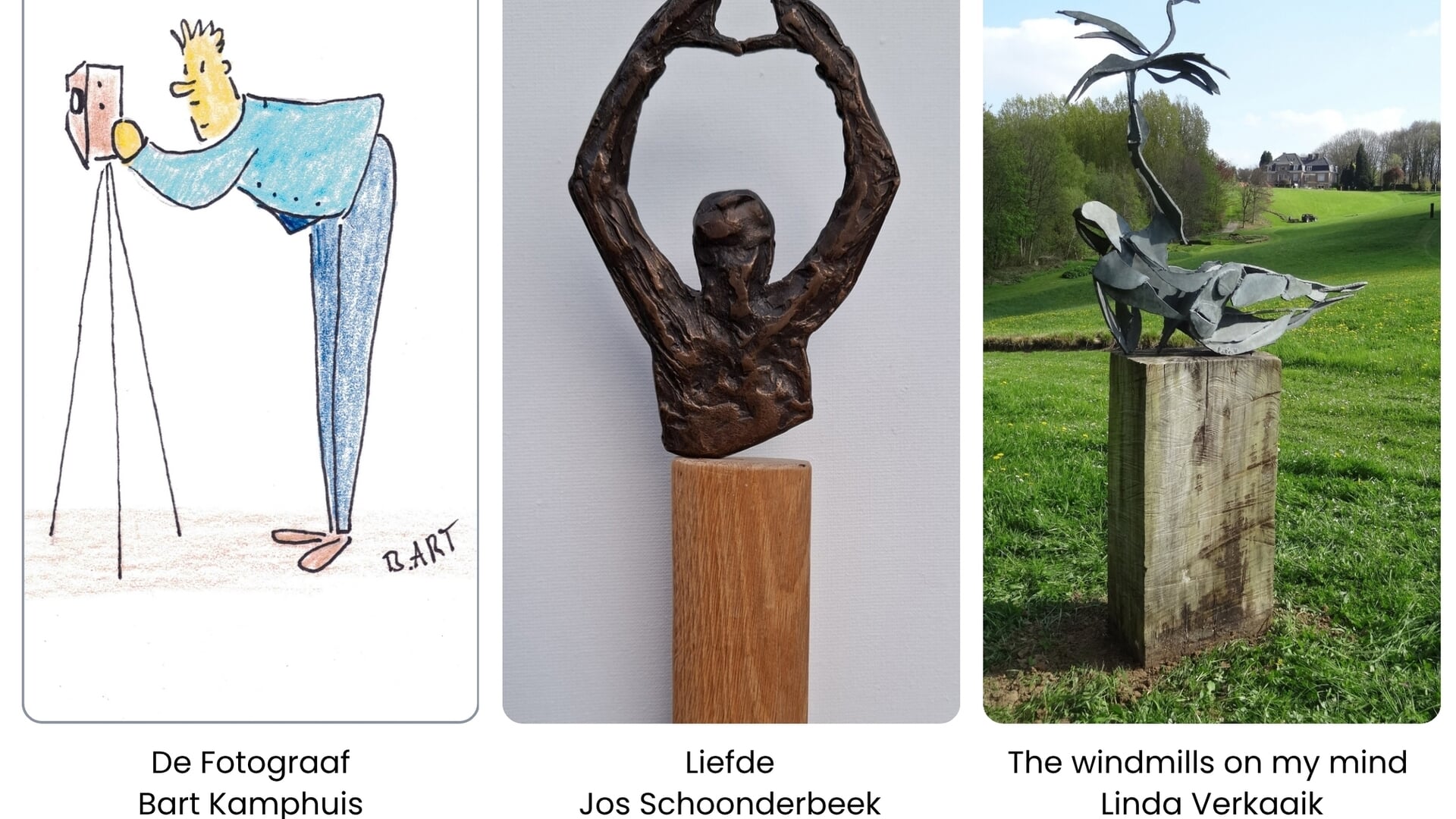 Genomineerde kunstwerken voor de wisselsokkel bekend