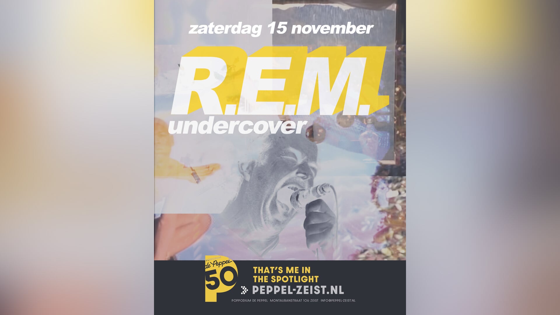 Een avond vol R.E.M. met de Undercoversessie in poppodium De Peppel