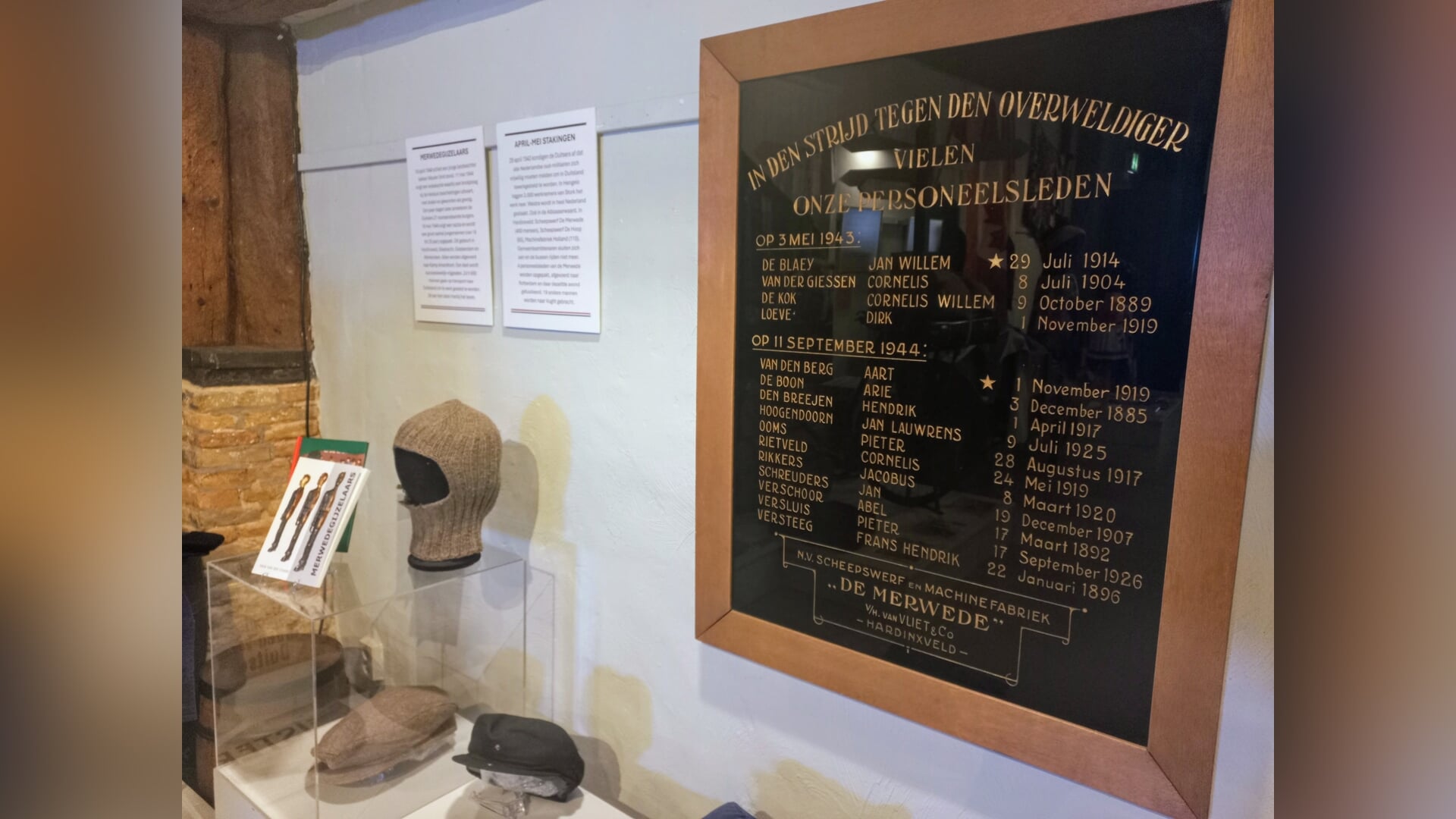 Monument voor gefusilleerde stakers in Hardinxveld-Giessendam