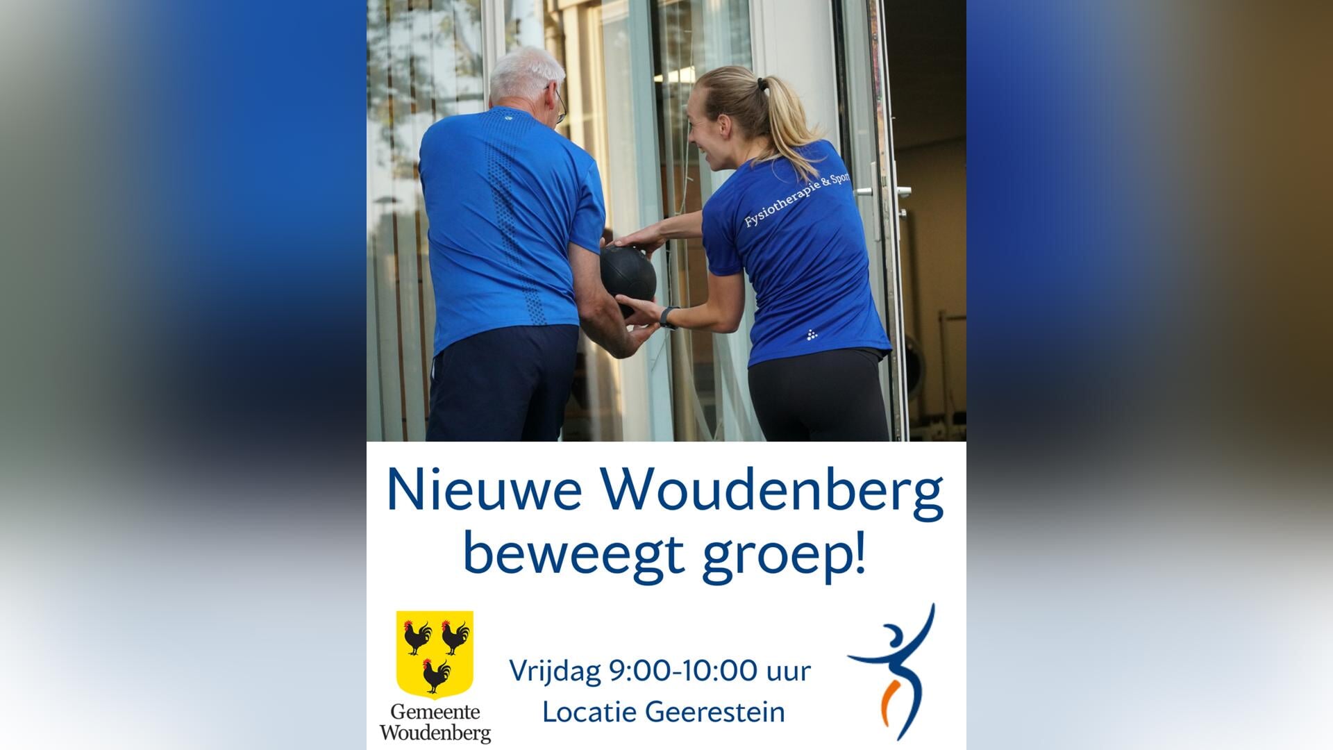 Vanaf eind november start er weer een nieuwe groep Woudenberg beweegt bij Geeresteingroep Fysiothera