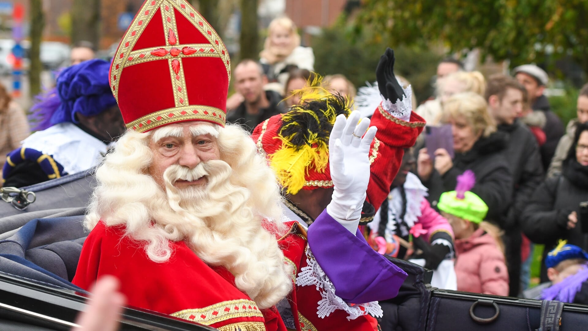 Intocht Sinterklaas op 16 november in Nijkerkerveen