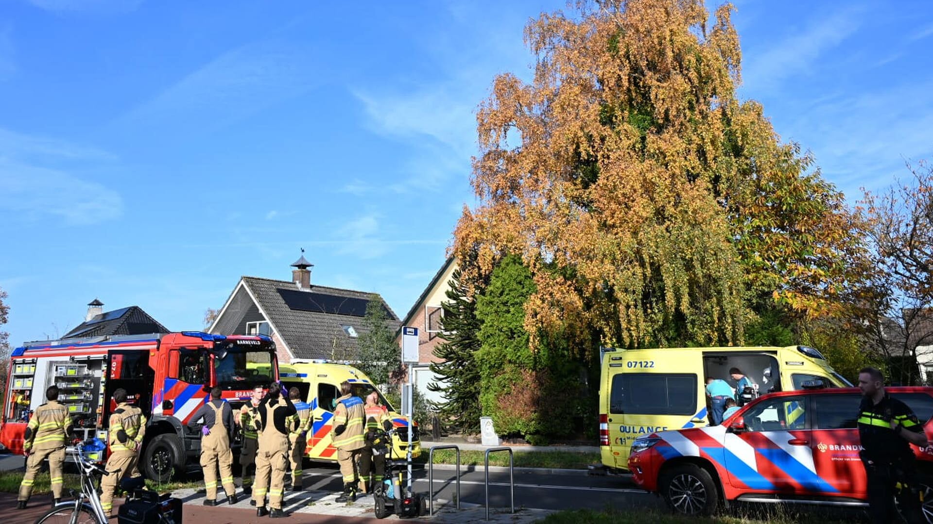 Gewonde bij botsing fietser en scootmobiel in Barneveld