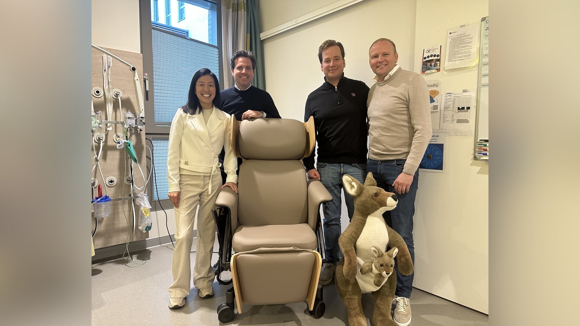 Nieuwe buidelstoel voor premature baby’s in Meander