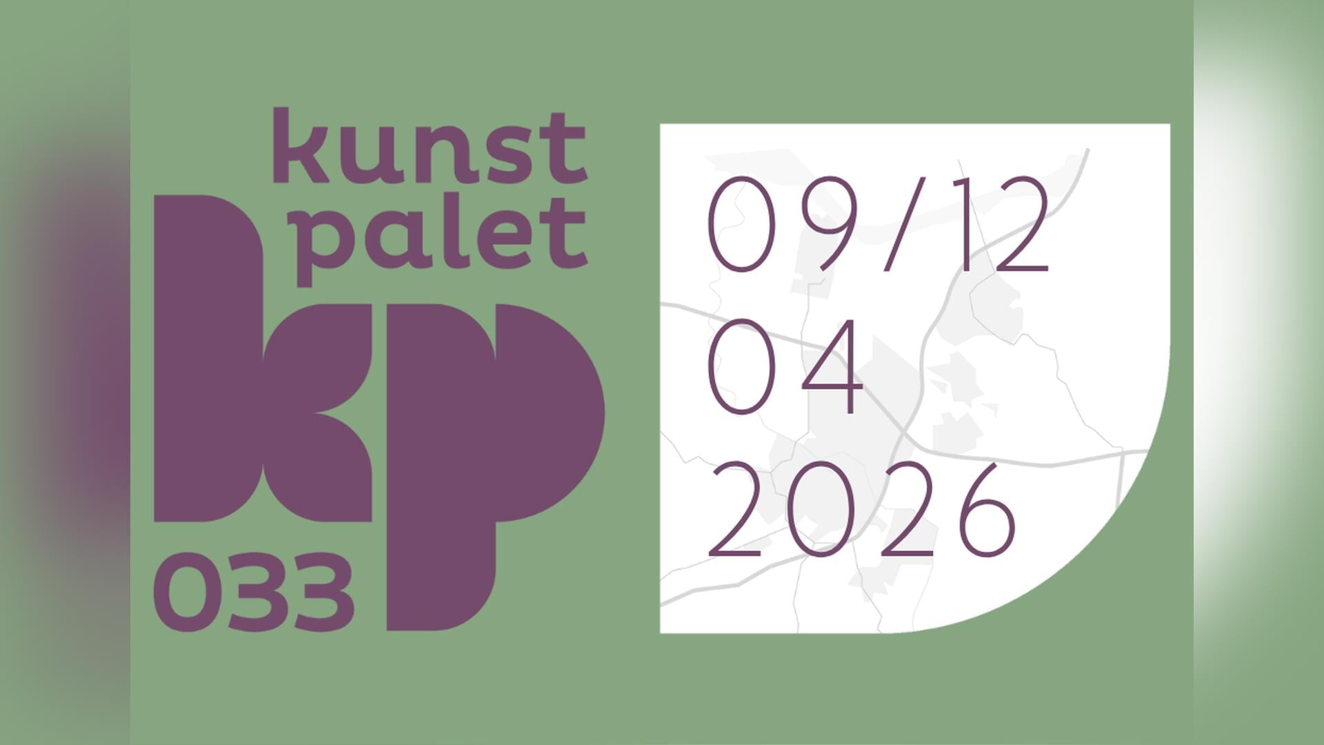 Kunstenaars gezocht voor Kunstpalet033 2026