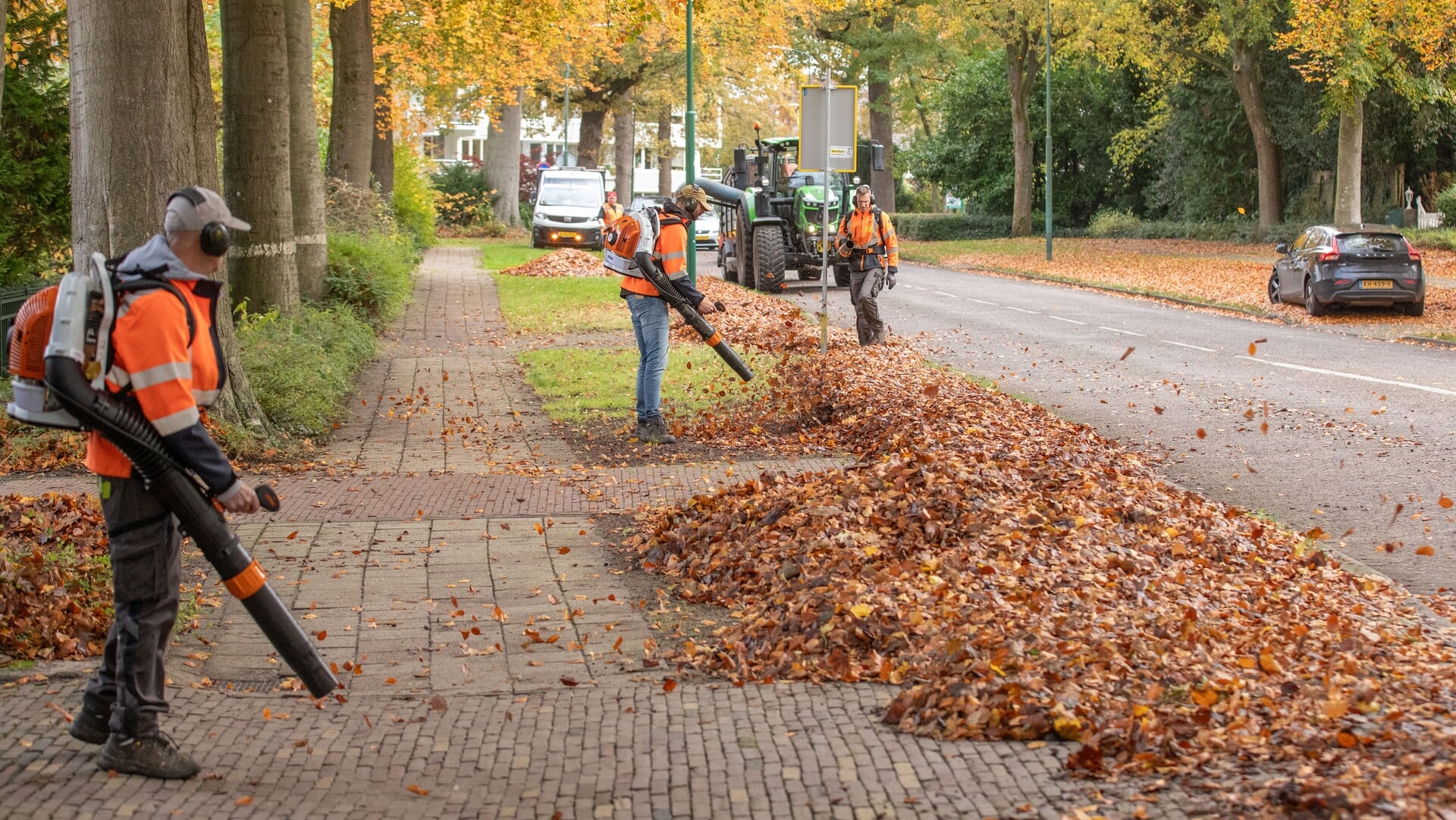 Bladruimen begonnen in de gemeente Baarn