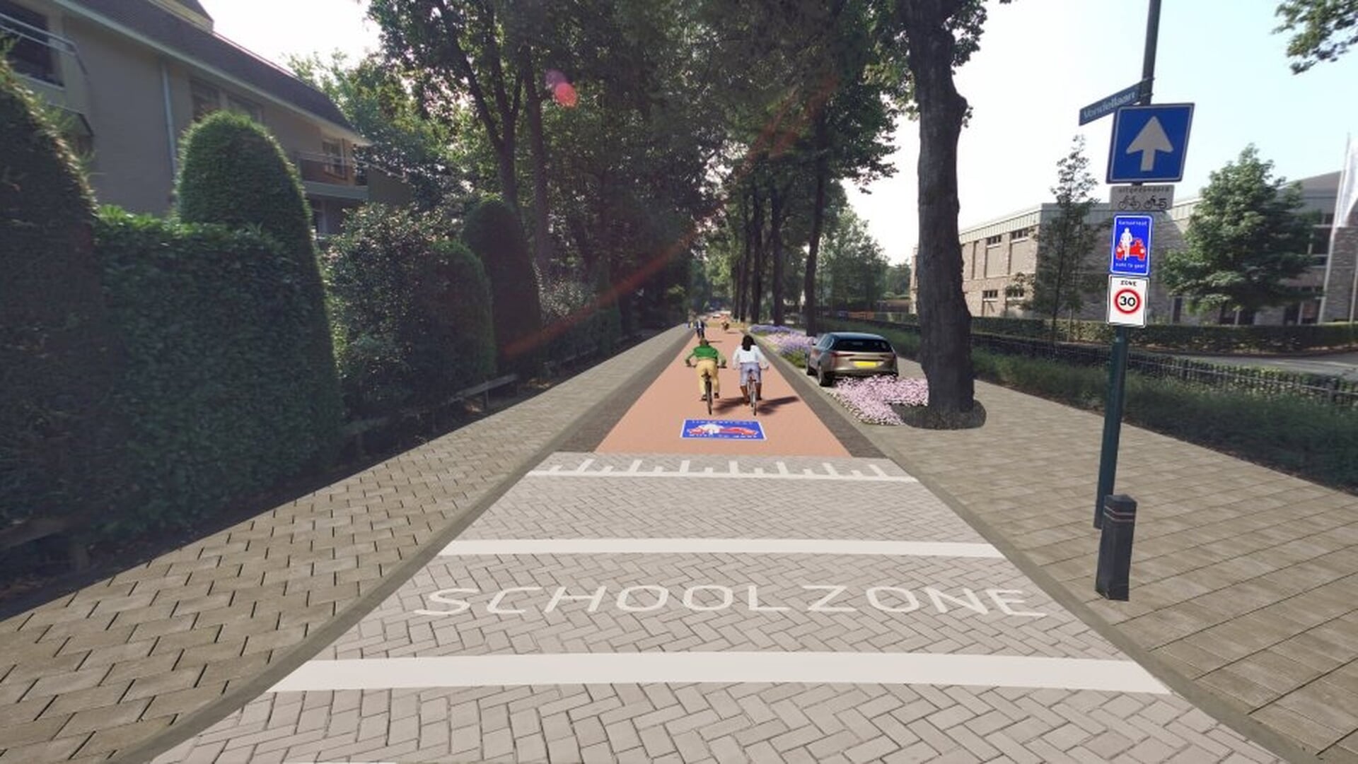 Vondellaan wordt fietsstraat: auto rijdt straks achter de fietser op provinciale doorfietsroute