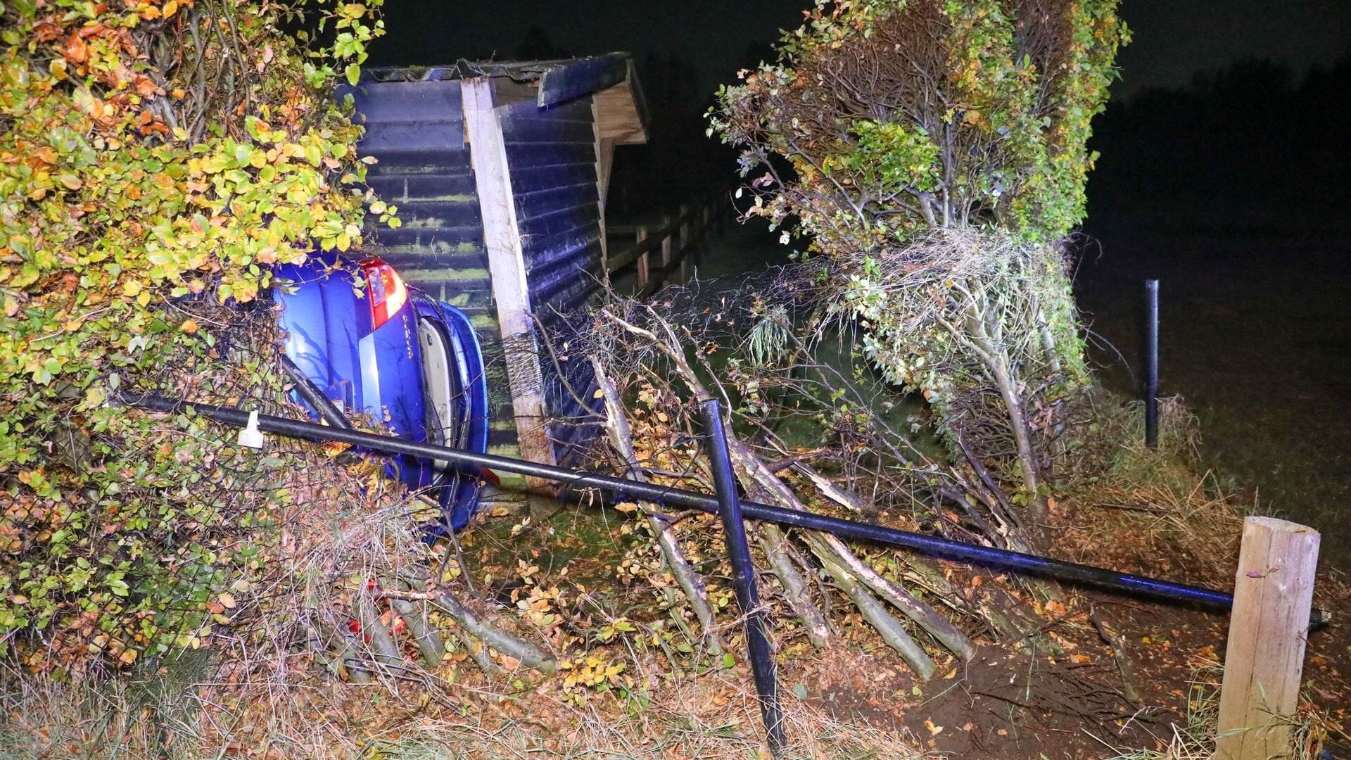 Vrouw (23) aangehouden na ongeval op Klomperweg in Lunteren